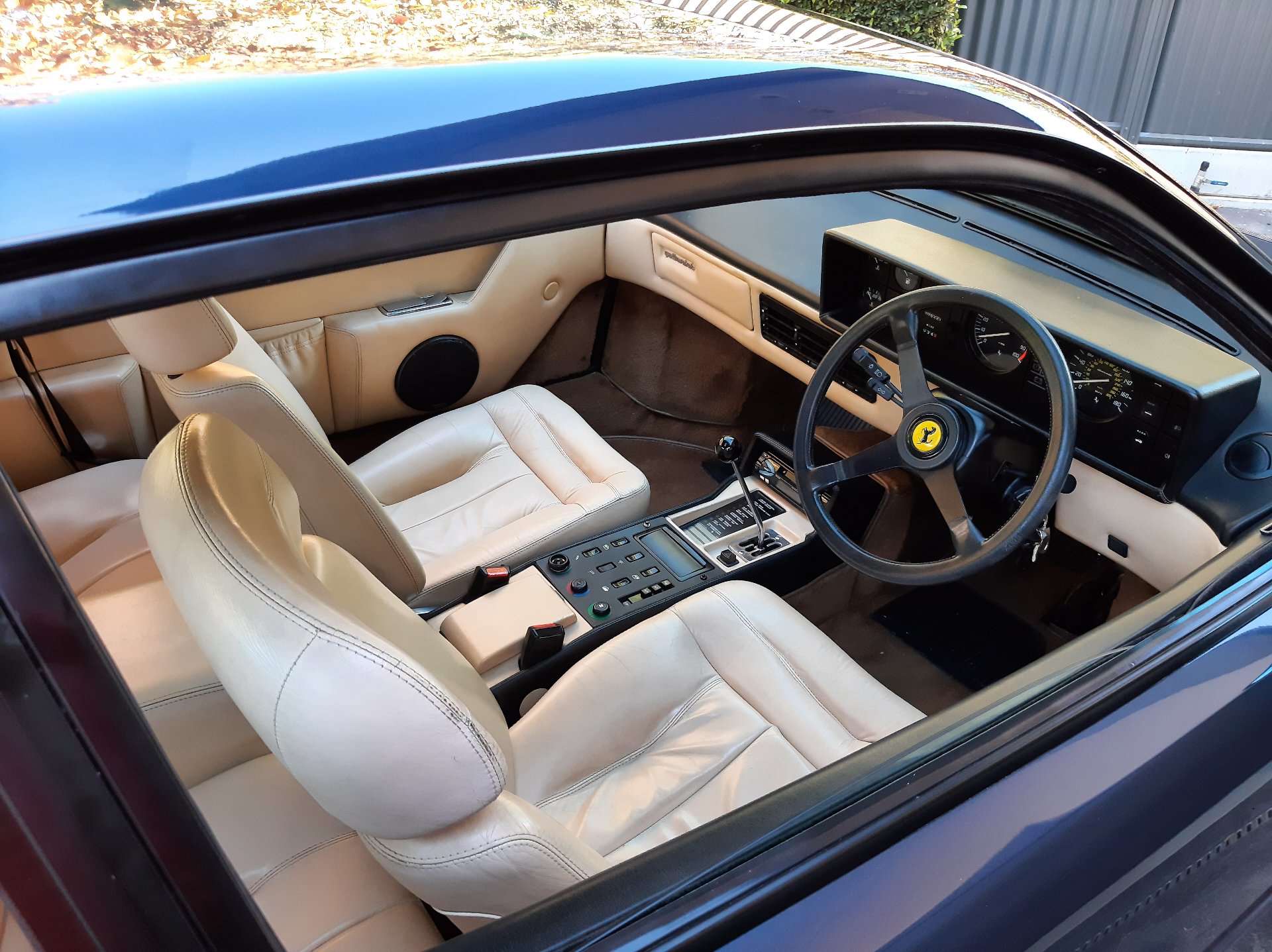 1983 FERRARI MONDIAL QUATTROVALVOLE 5 SP MANUAL 2D COUPE
