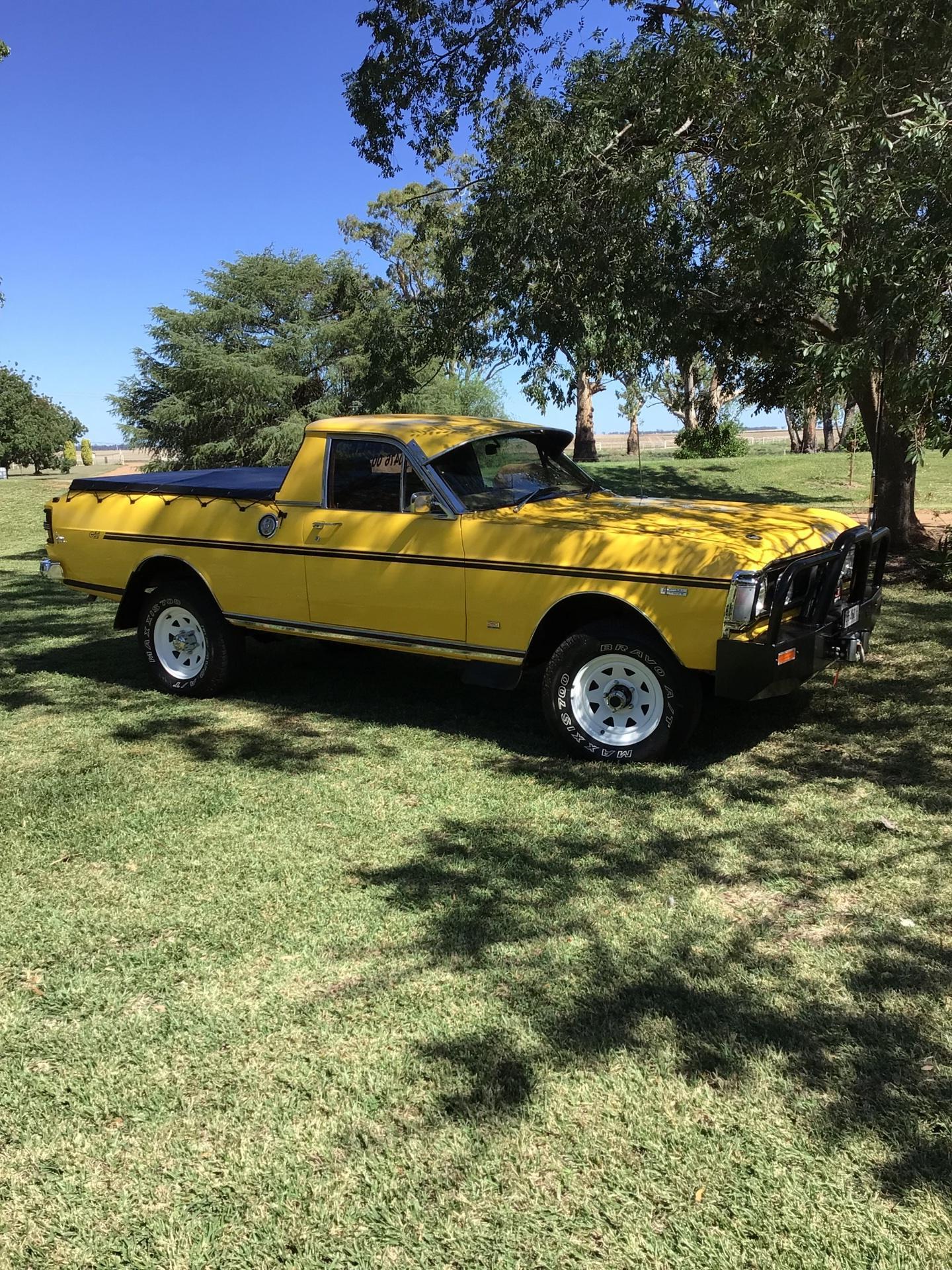 1972 FORD FALCON XY 3 SPD MANUAL 4WD UTE