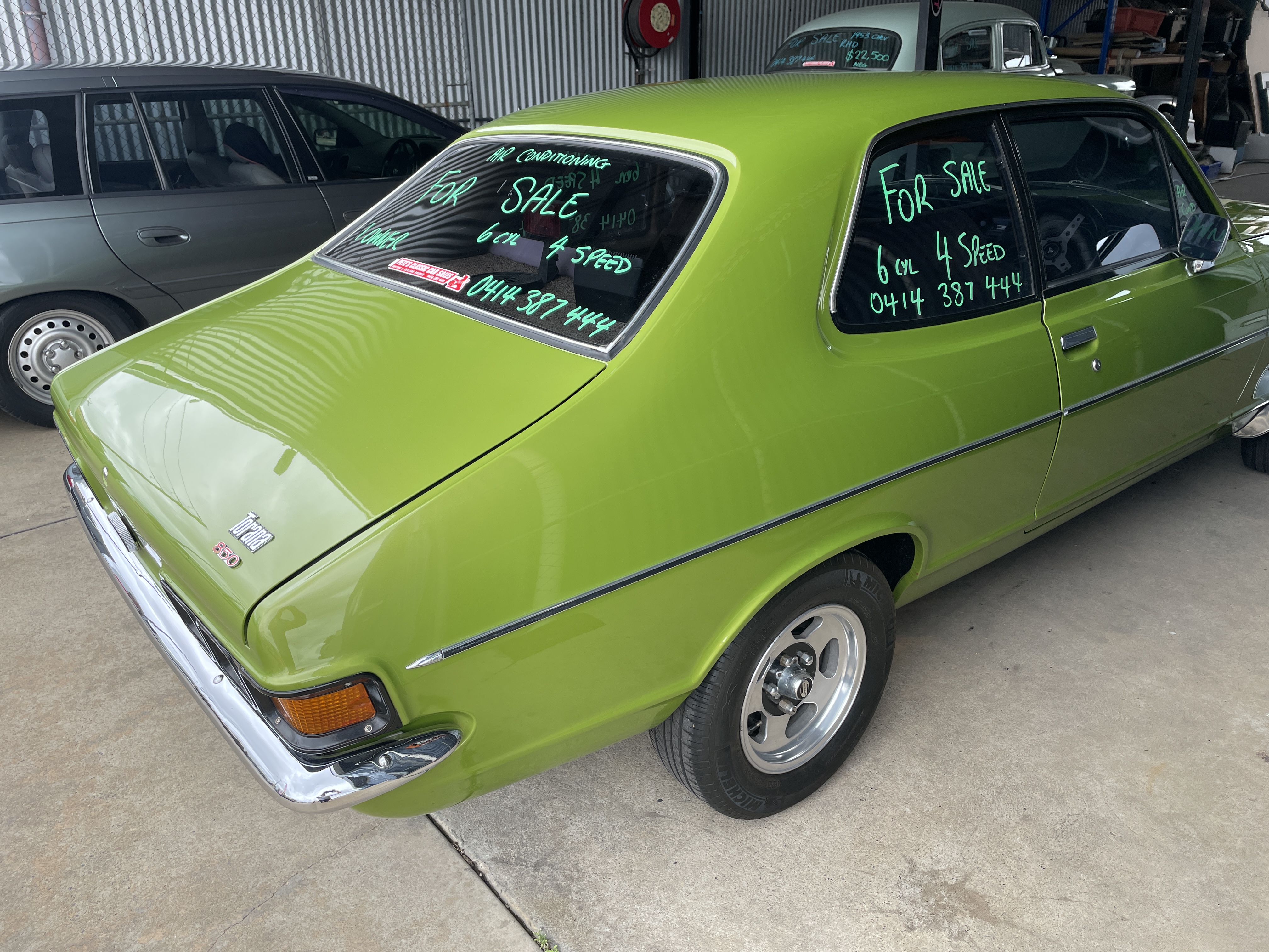 1973 HOLDEN TORANA LJ S 4 SP MANUAL 2D SEDAN