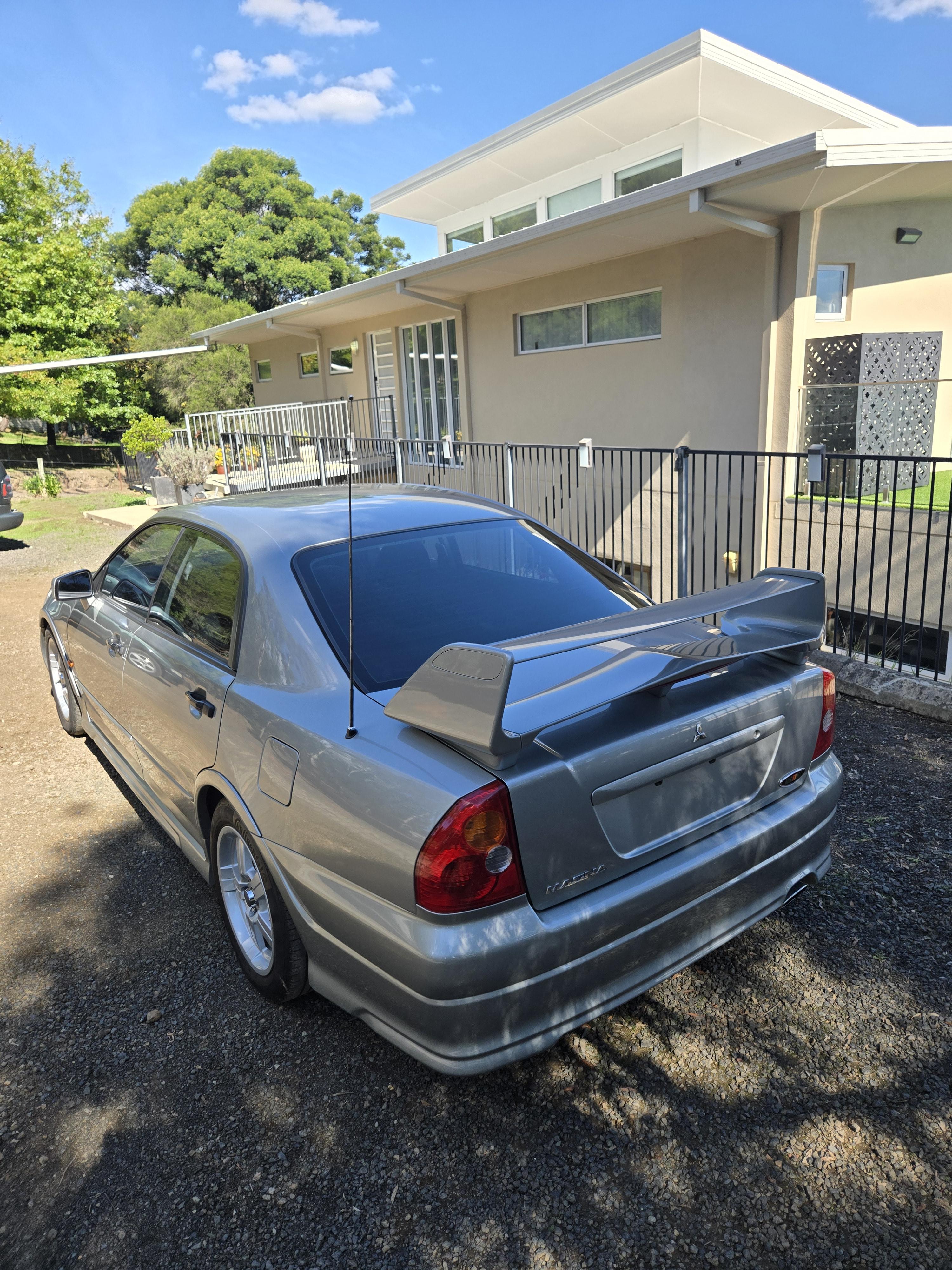 2002 MITSUBISHI MAGNA TJ RALLIART 5 SP AUTO SPORTS MODE 4D SEDAN 