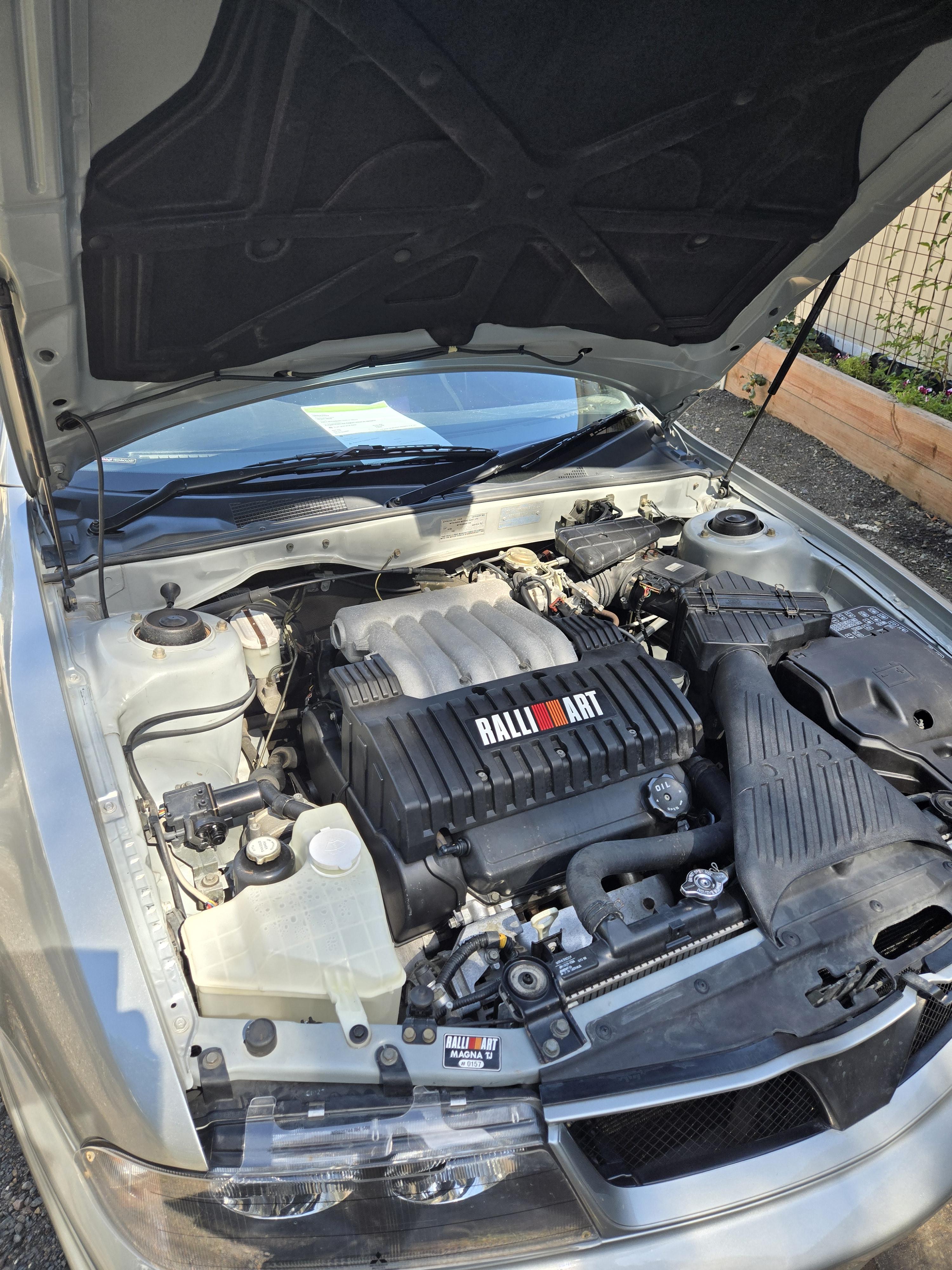2002 MITSUBISHI MAGNA TJ RALLIART 5 SP AUTO SPORTS MODE 4D SEDAN 