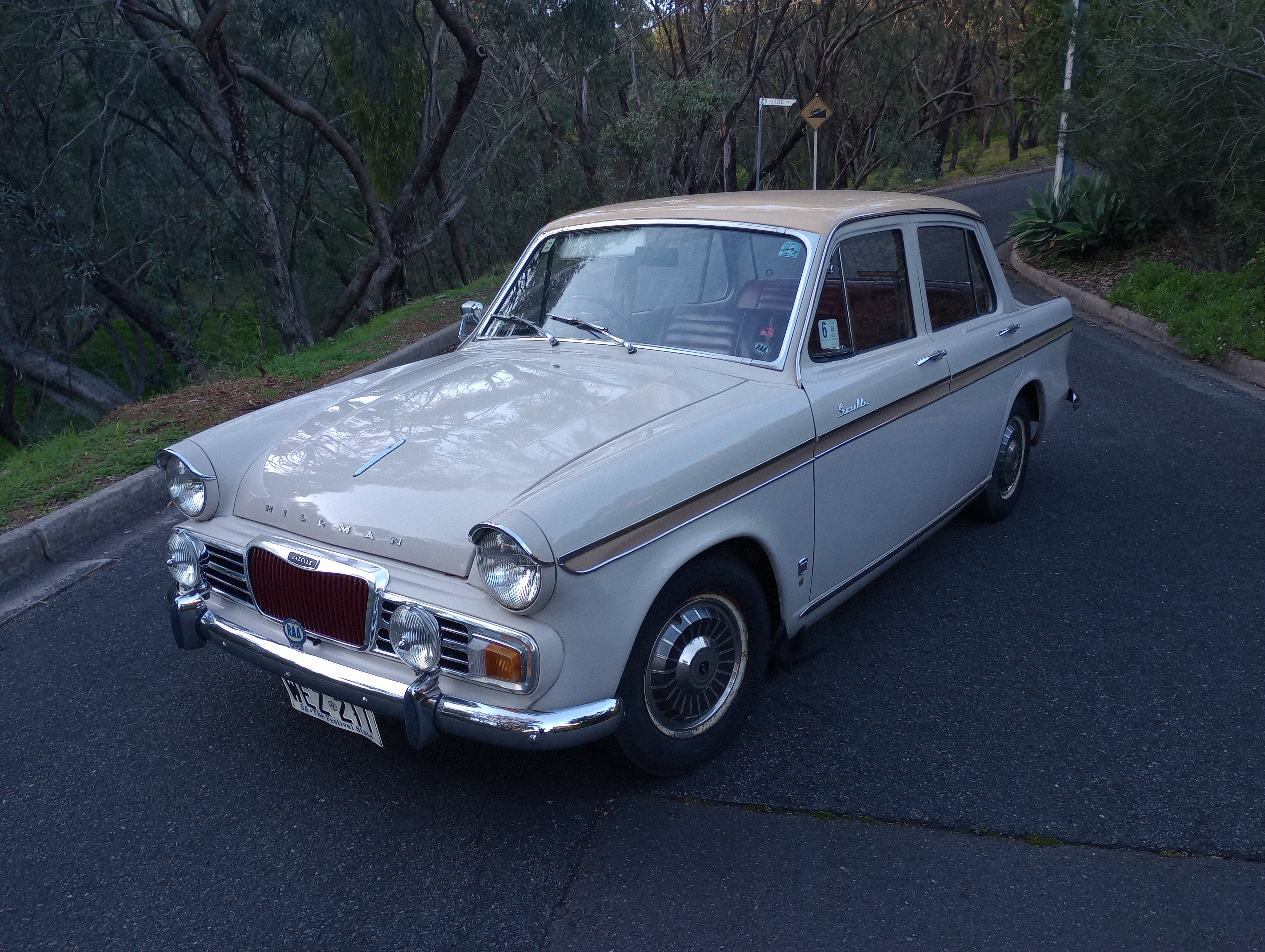 1966 HILLMAN GAZELLE 3 SP AUTOMATIC 4D SEDAN 