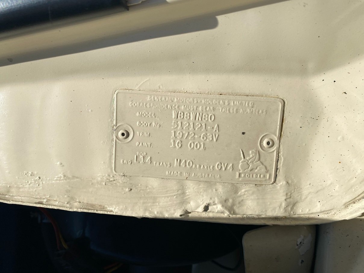 1981 HOLDEN KINGSWOOD WB UTILITY