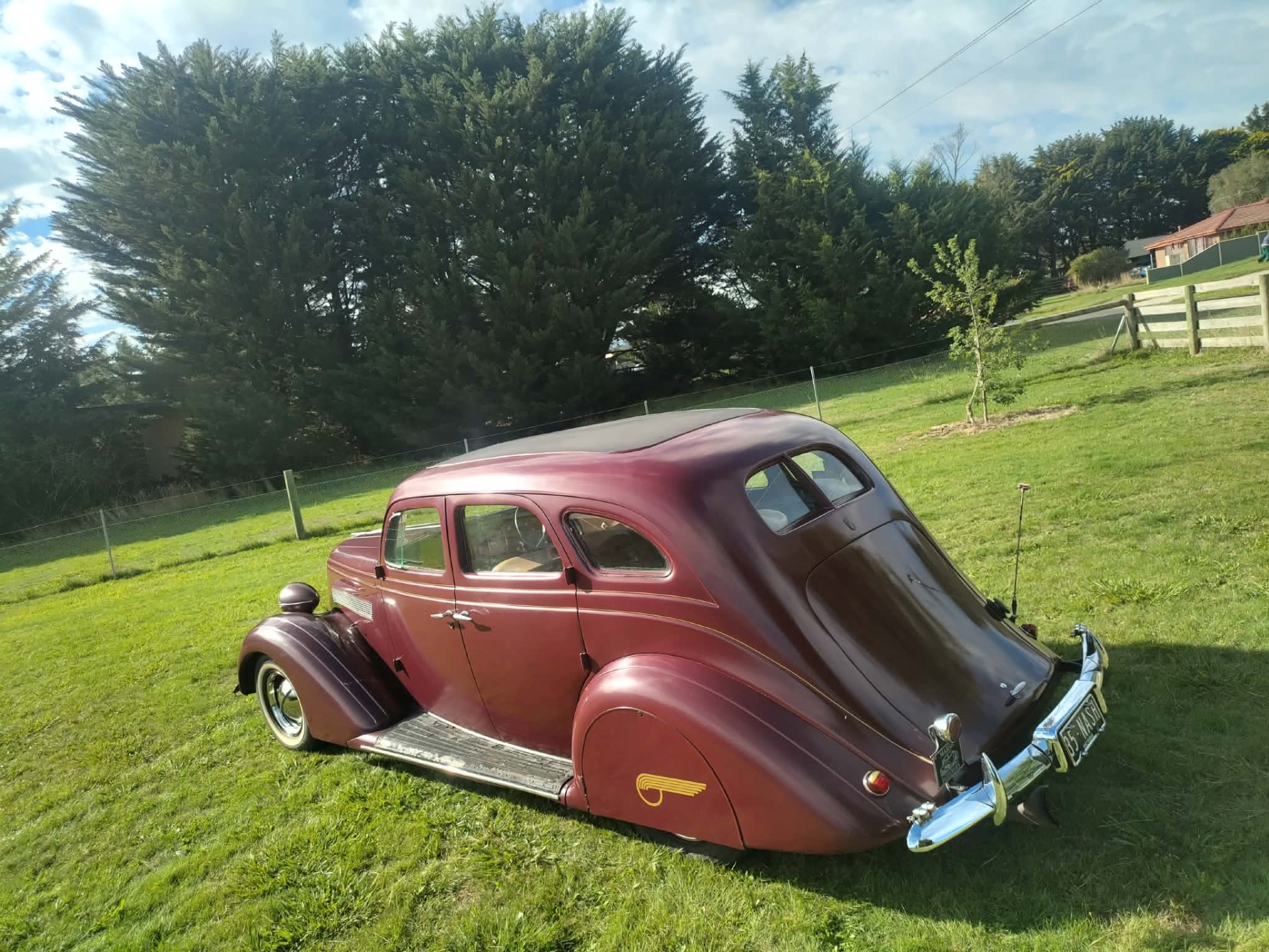 1935 NASH AEROFORM 3 SP MANUAL 4 DR SEDAN