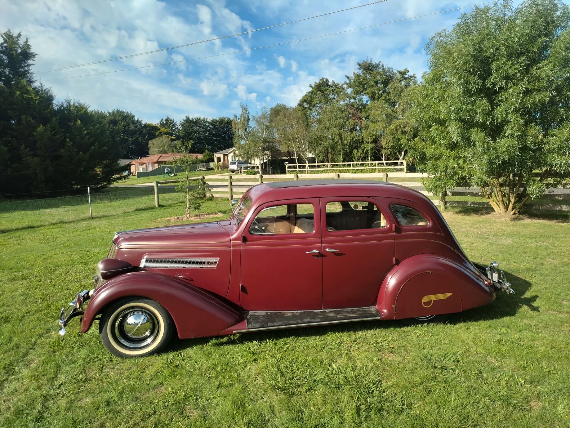 1935 NASH AEROFORM 3 SP MANUAL 4 DR SEDAN