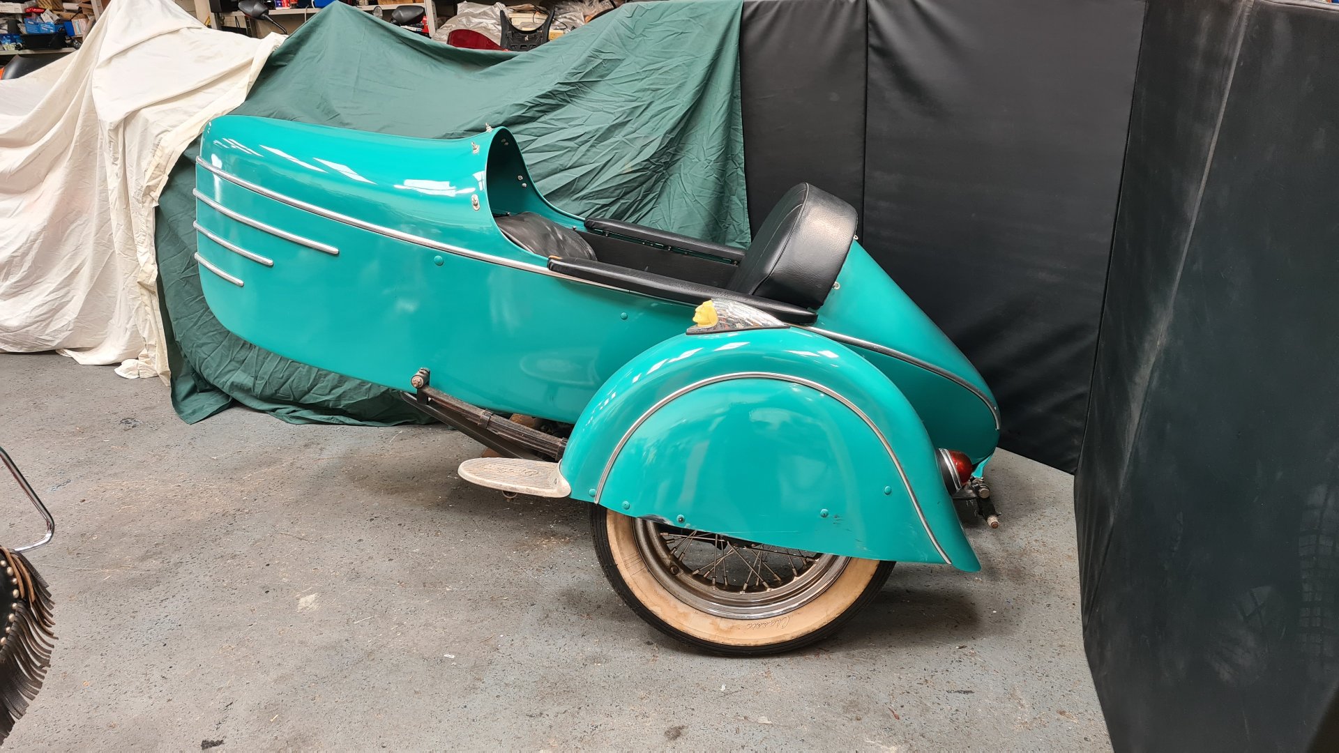 INDIAN CHIEF SIDECAR CHAIR & FRAME