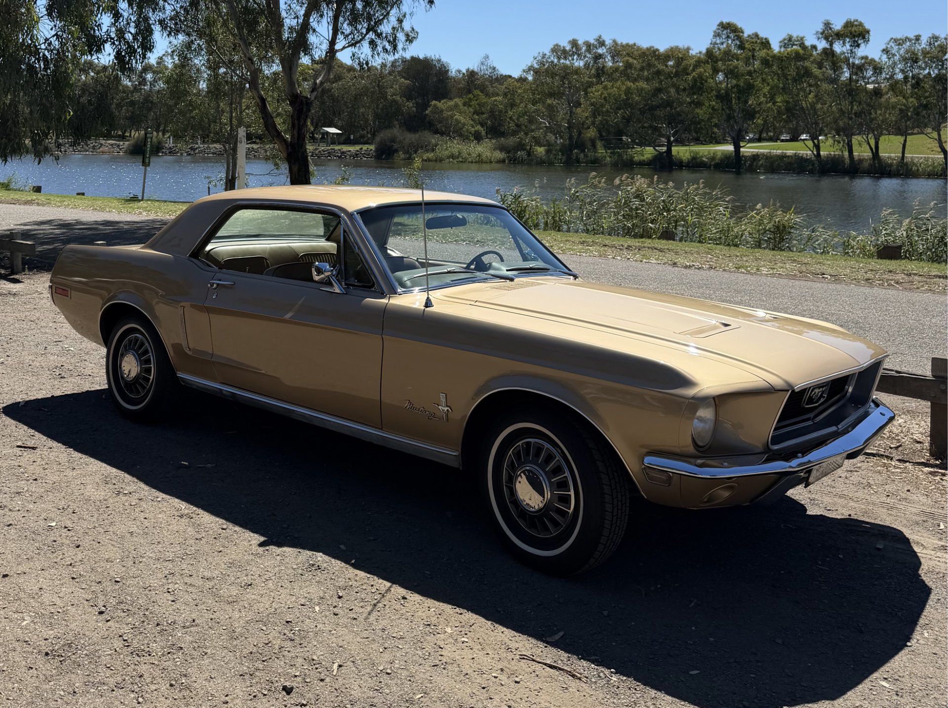 1968 FORD MUSTANG 3 SP AUTOMATIC 2D COUPE