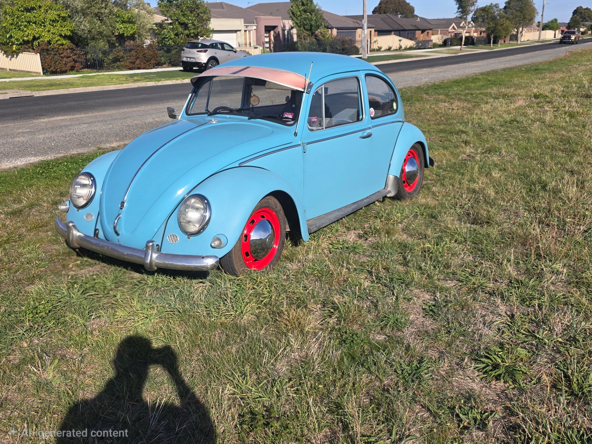 1968 VW Beetle Blue
