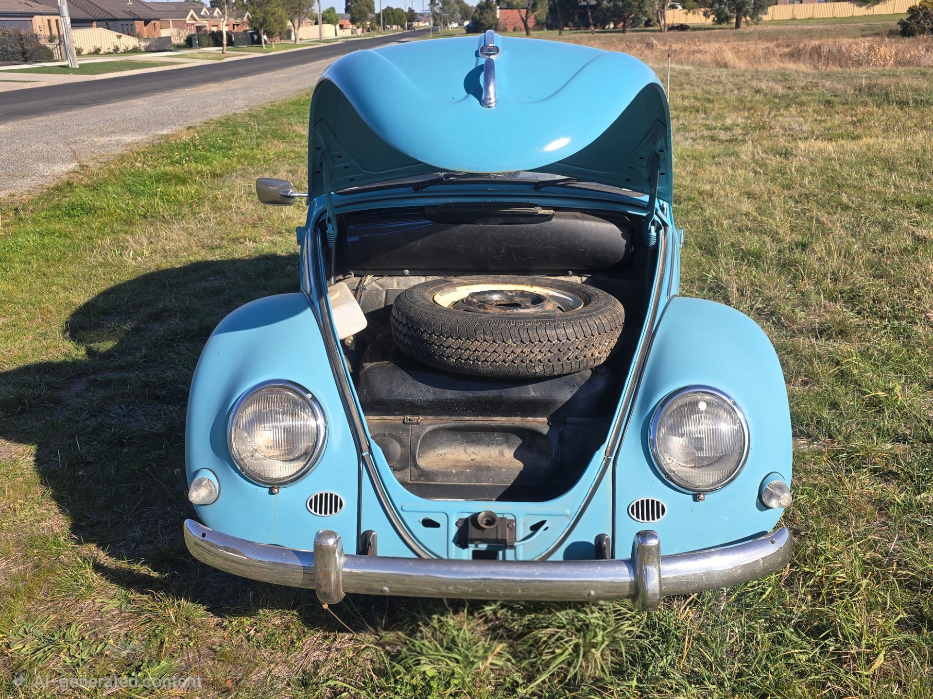 1968 VW Beetle Blue
