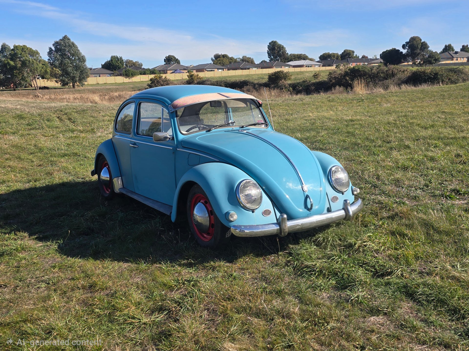 1968 VW Beetle Blue