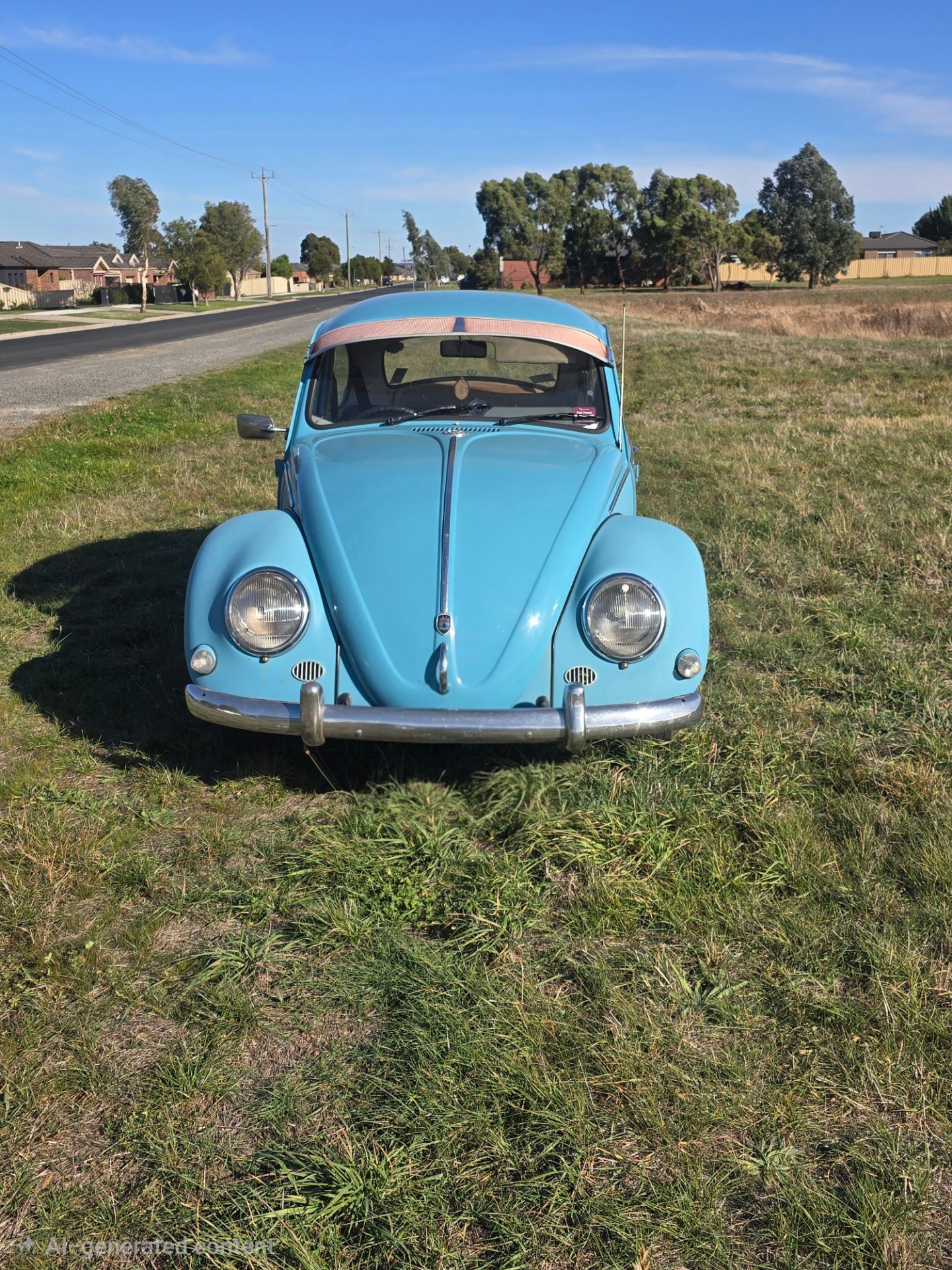1968 VW Beetle Blue