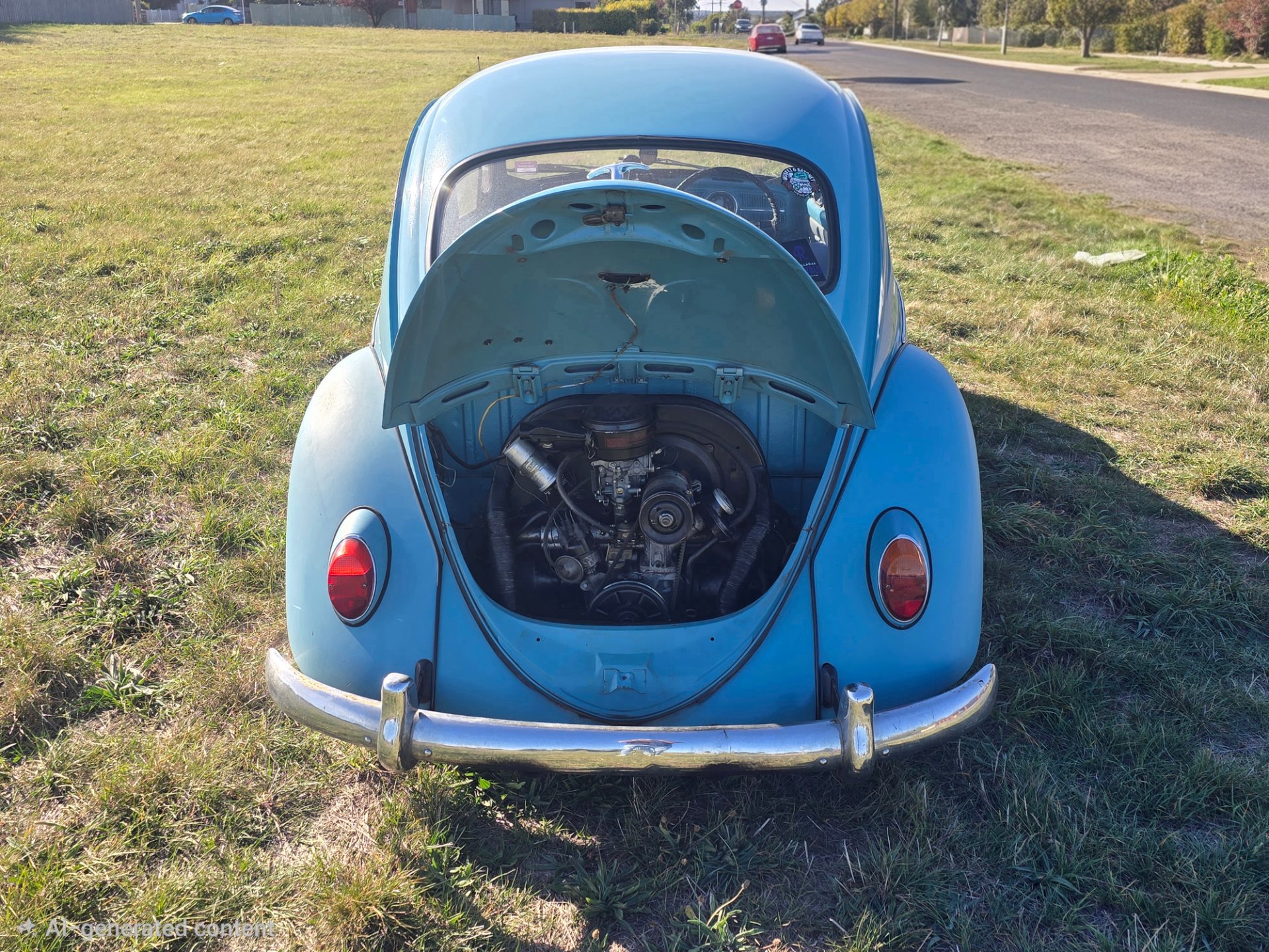 1968 VW Beetle Blue