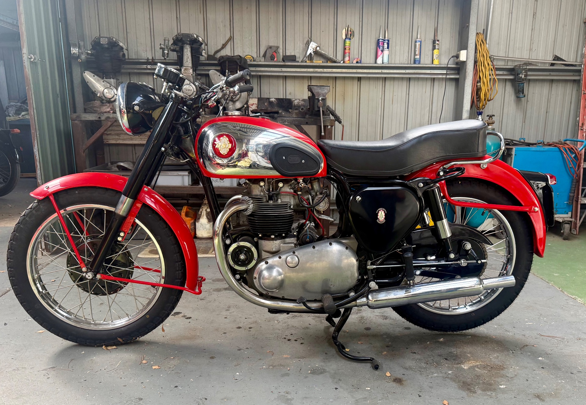 1955 BSA A10 ROAD ROCKET ROAD