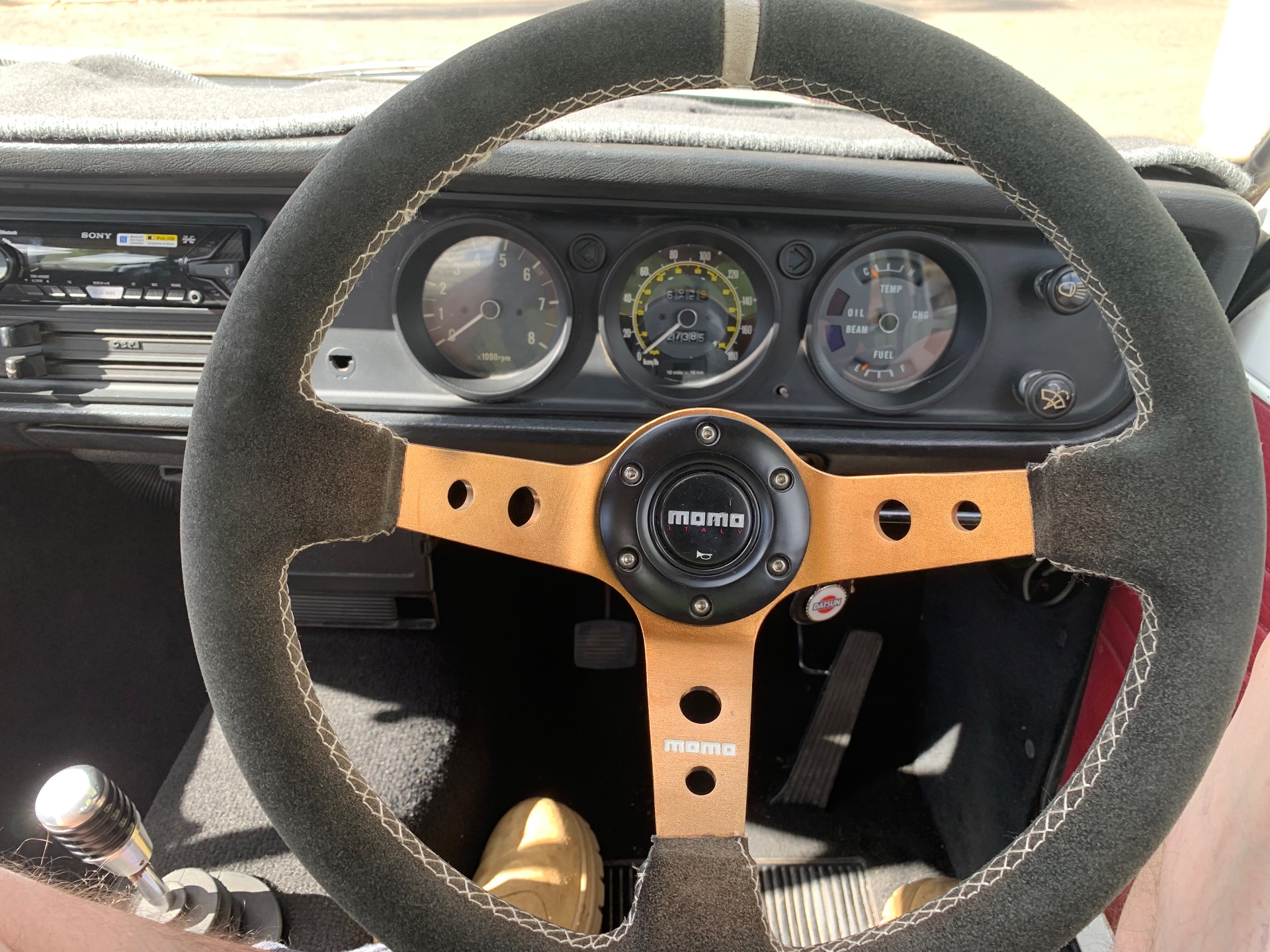 1971 DATSUN 1200 DELUXE 4 SP MANUAL 4D SEDAN