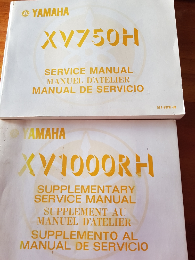 YAMAHA XV750H SERVICE MANUAL