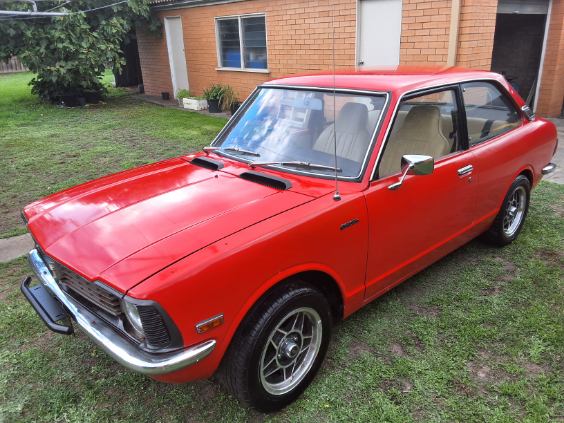 1973 TOYOTA COROLLA KE20 AUTOMATIC 2 DR SEDAN