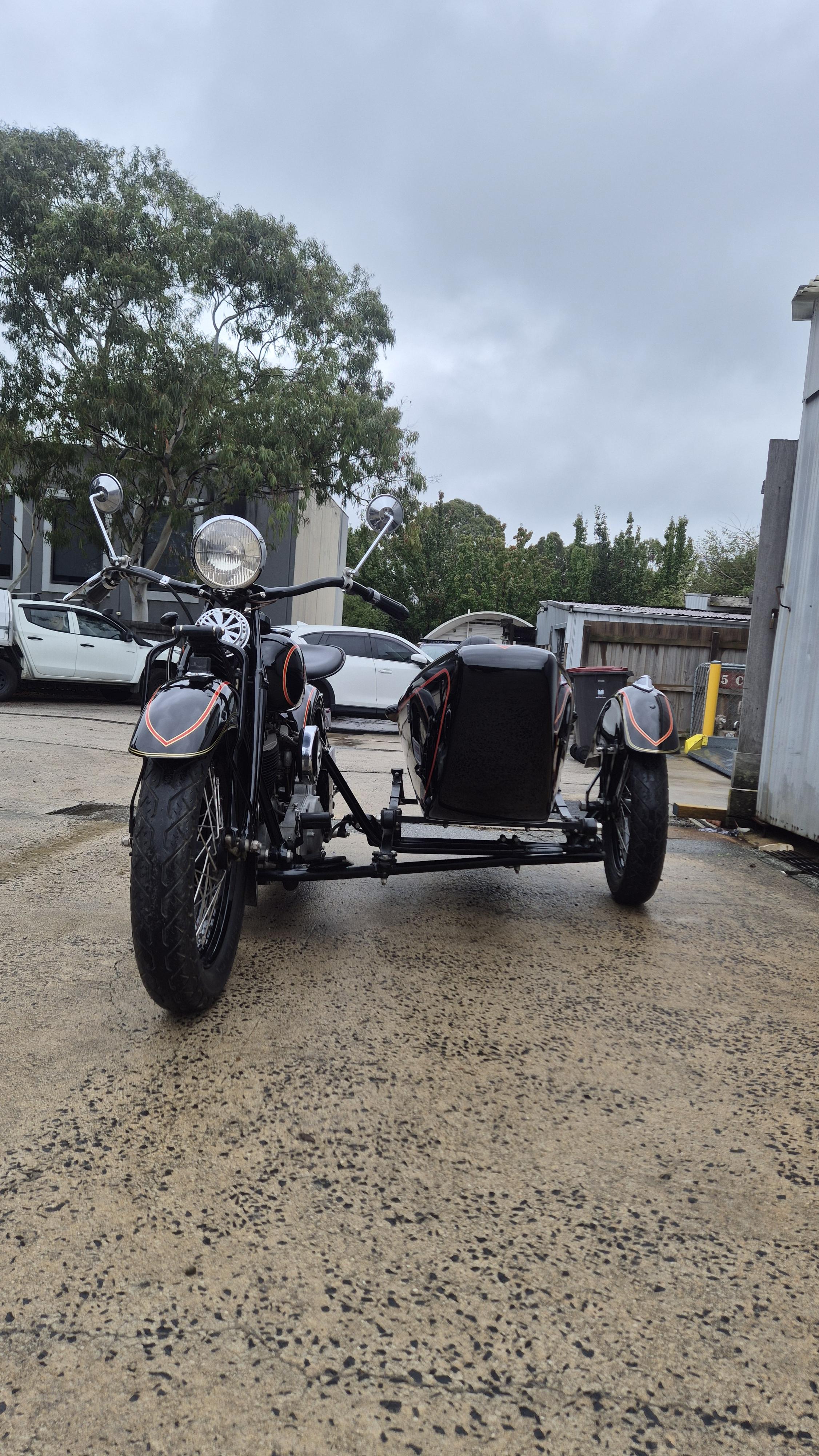 1937 INDIAN CHIEF AND SIDECAR