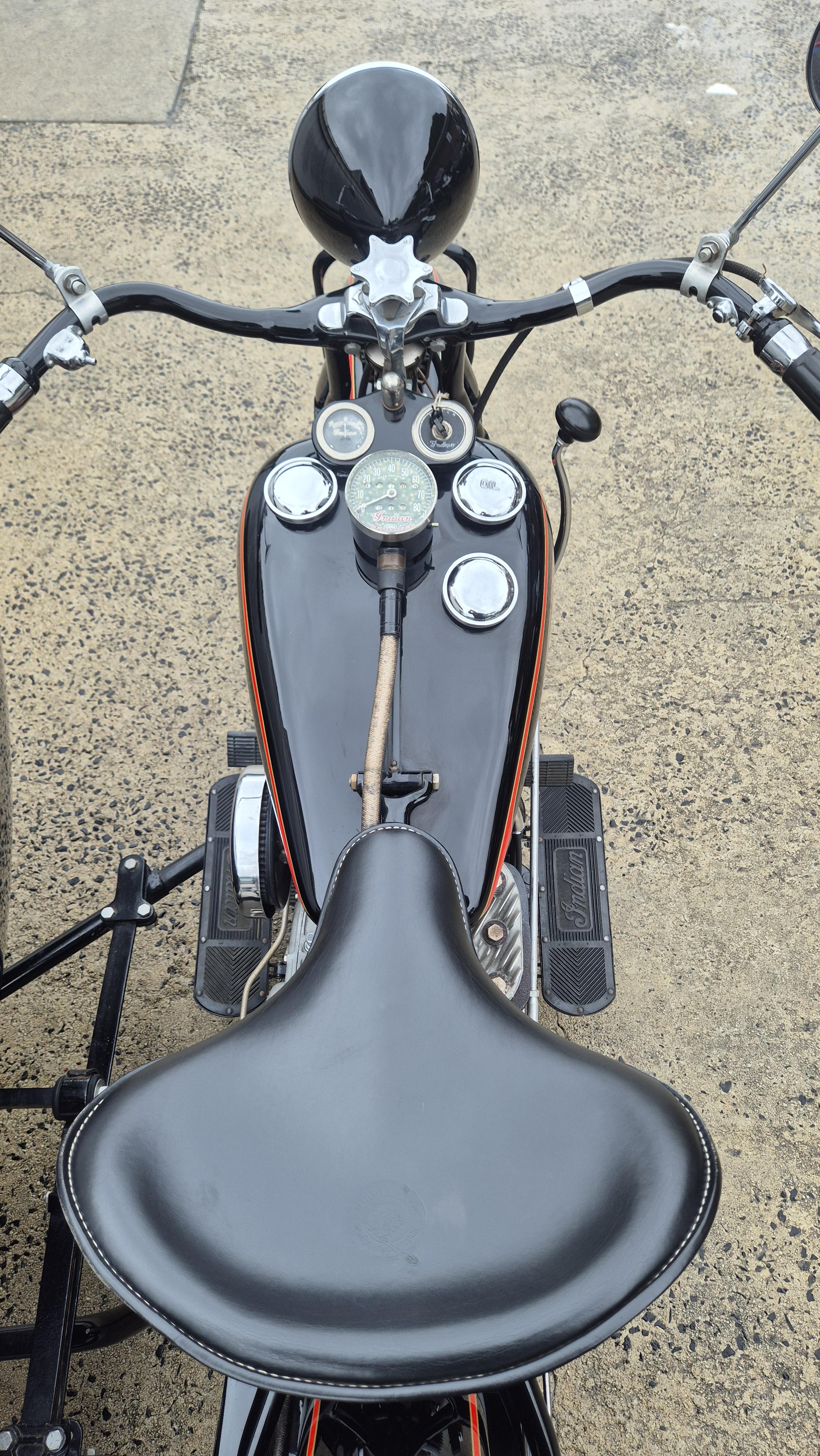 1937 INDIAN CHIEF AND SIDECAR