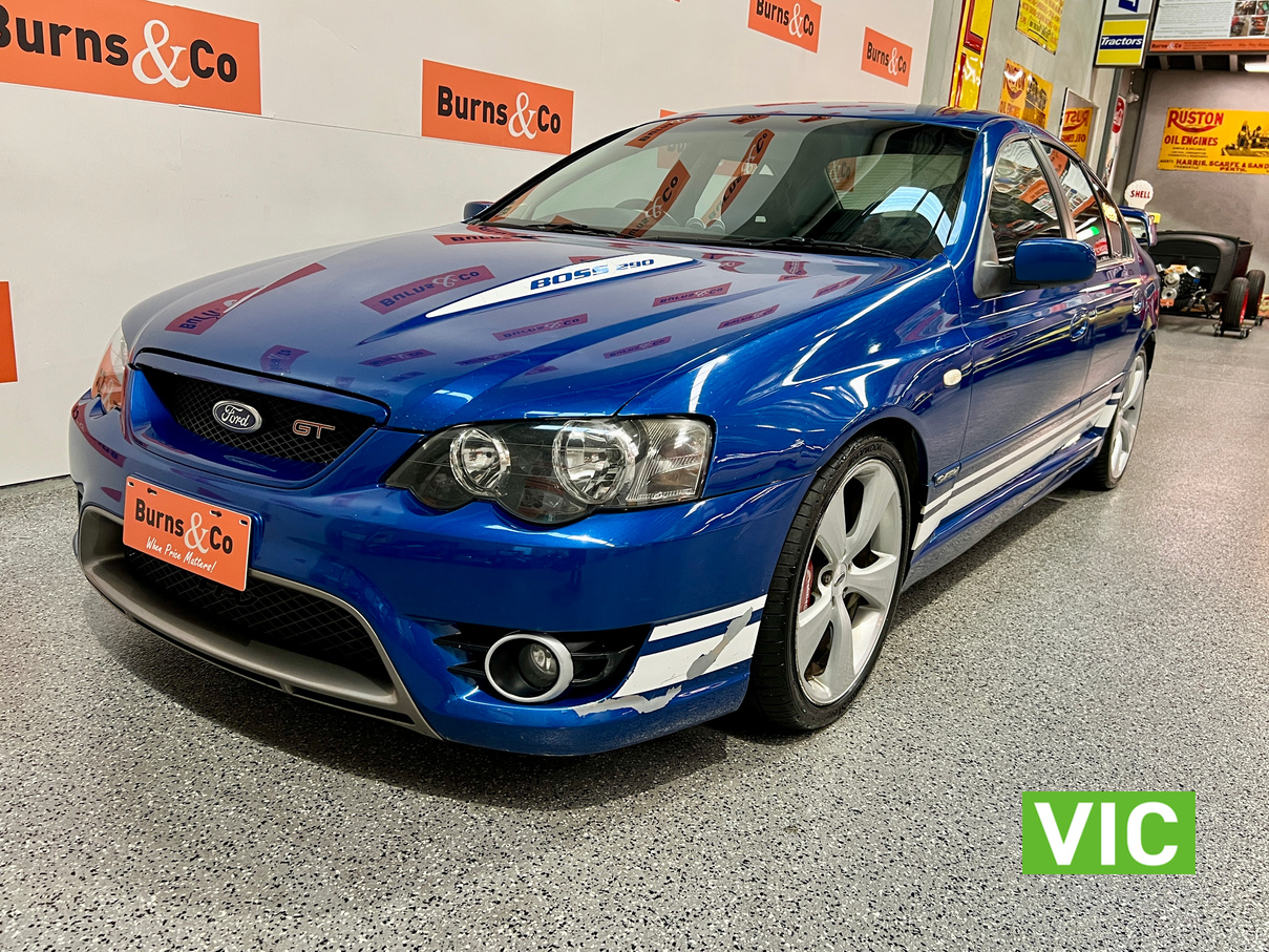 2007 FORD BF GT FALCON 290 BOSS 5.4 LITRE V8 AUTO SEDAN