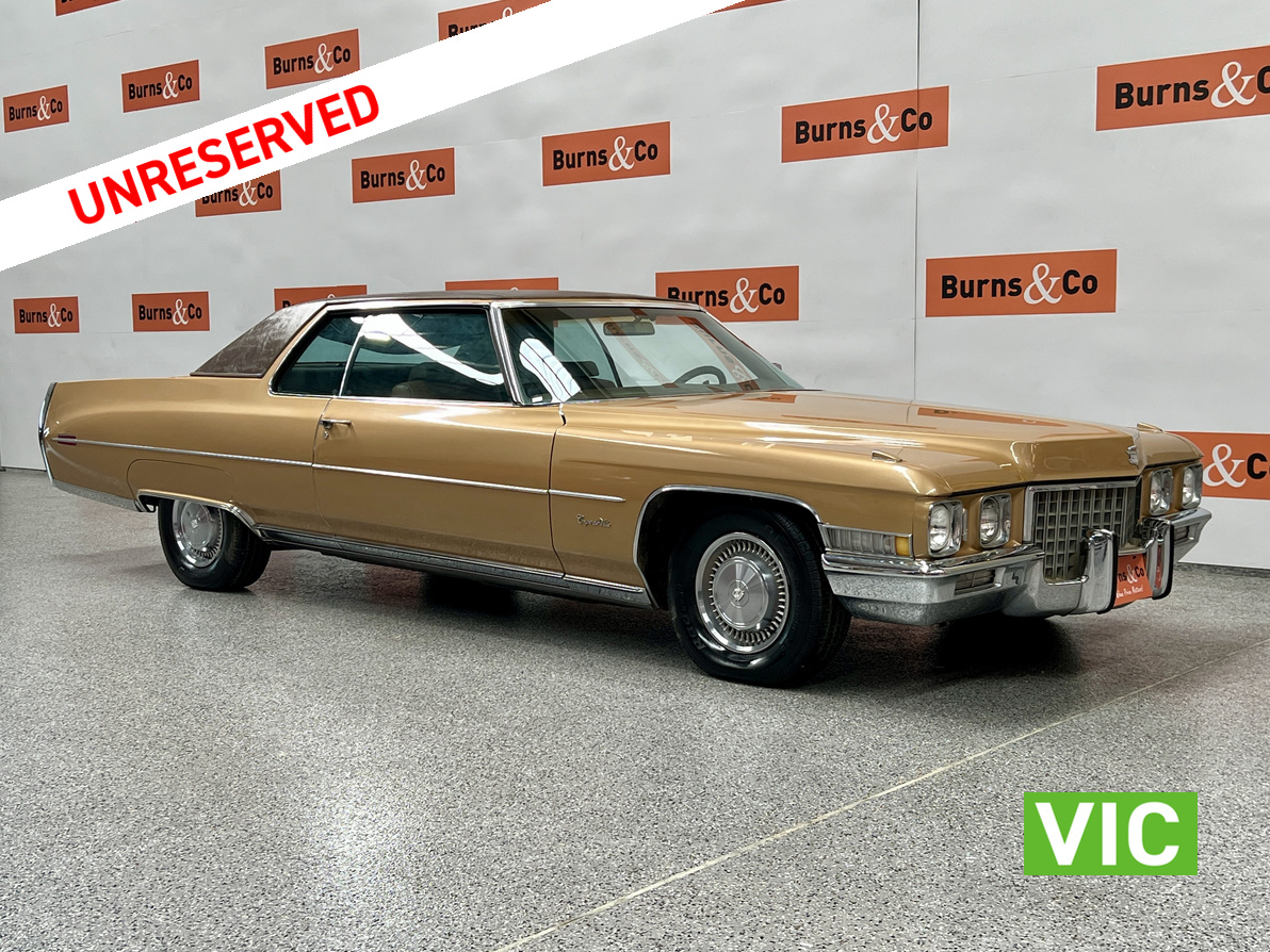1971 CADILLAC COUPE DE VILLE 7.7 LTE V8 AUTO COUPE