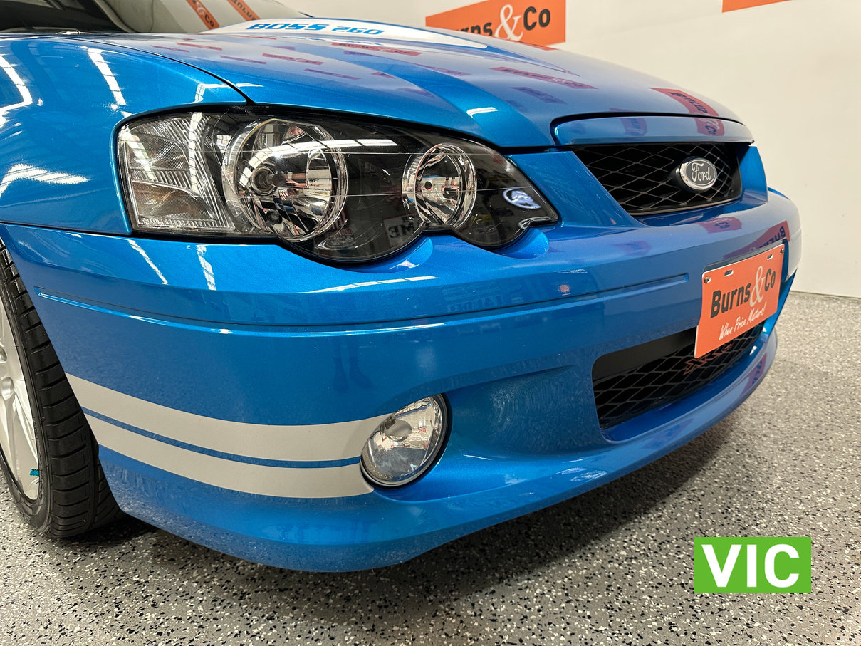 2003 FORD FALCON BA XR8 BOSS 260 AUTOMATIC SEDAN
