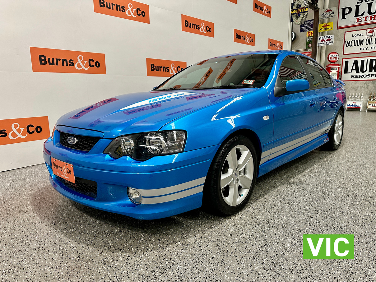 2003 FORD FALCON BA XR8 BOSS 260 AUTOMATIC SEDAN