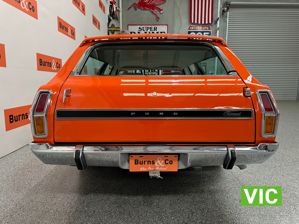1975 FORD XB FAIRMONT 302 V8 7 SEATER AUTO WAGON