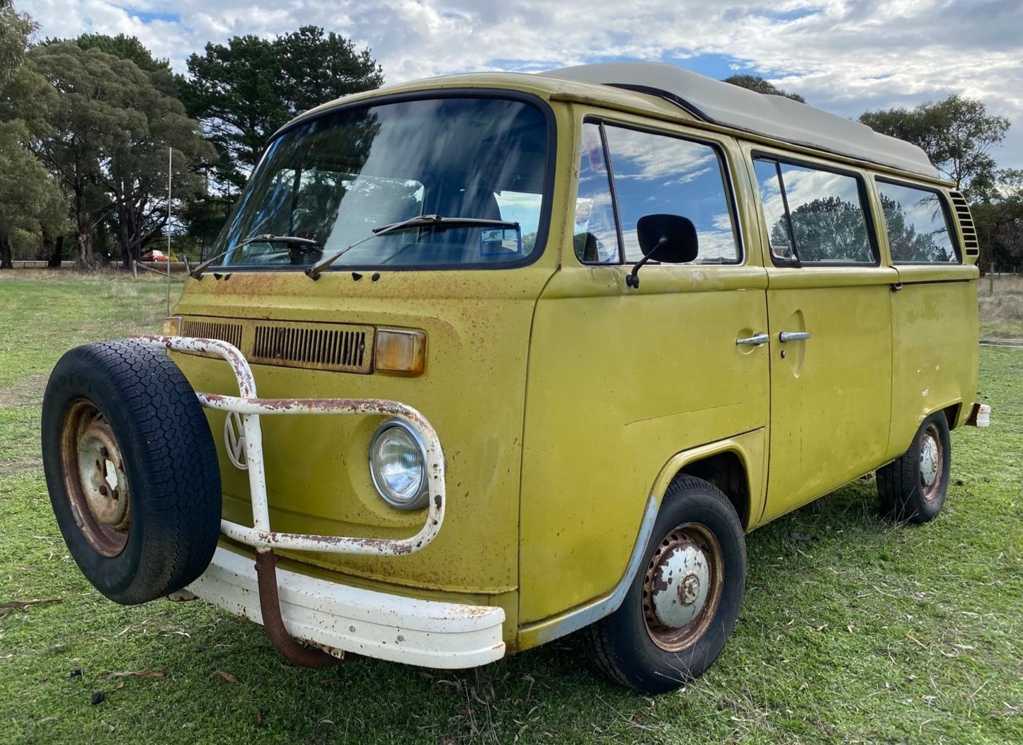 1976 VOLKSWAGEN KOMBI 3 SP AUTOMATIC POP TOP CAMPER