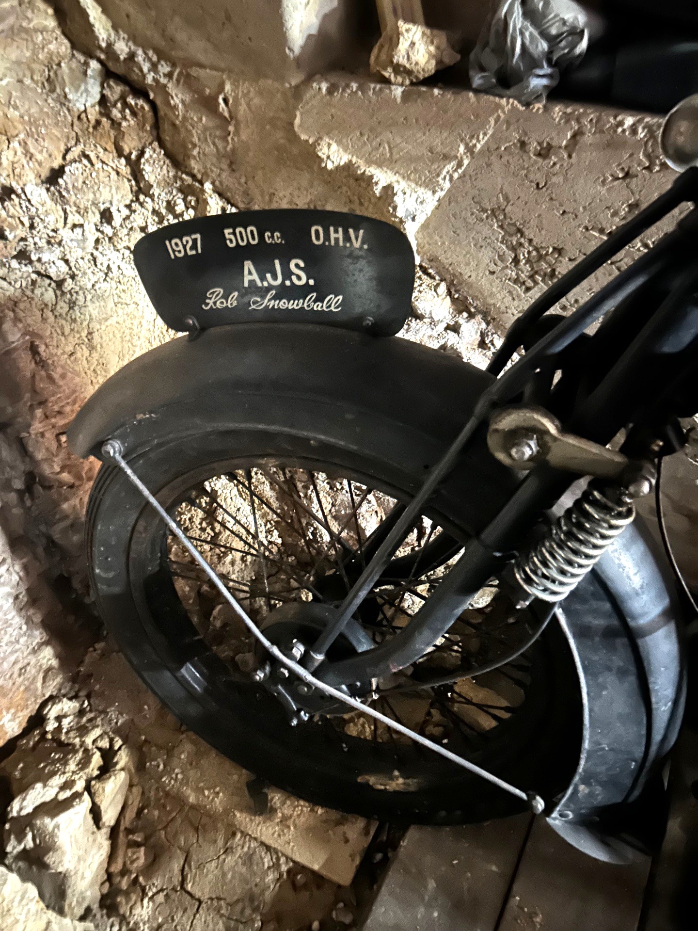 1927 AJS 500CC O.H.V ROAD