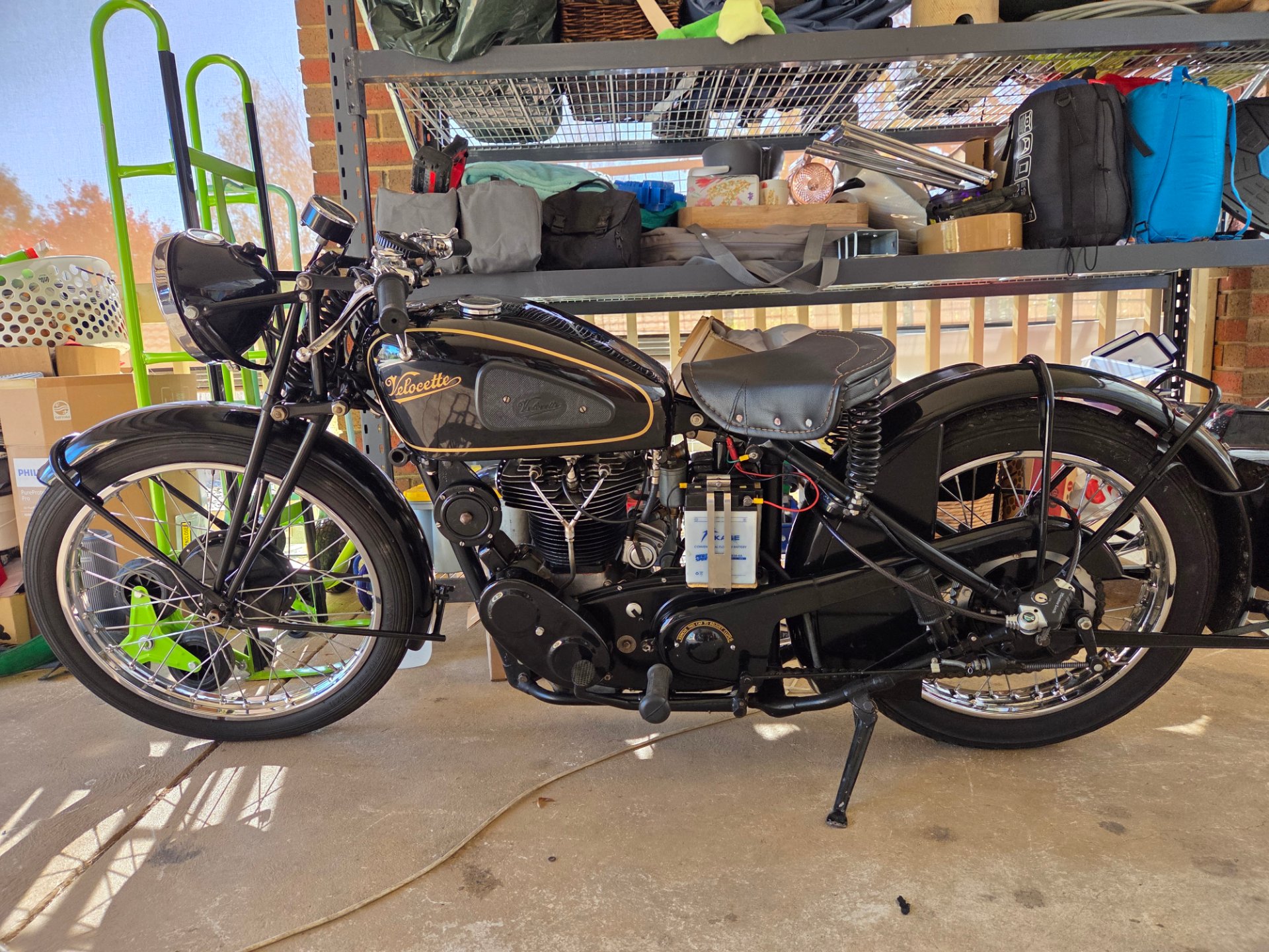 1947 VELOCETTE KSS NORM TRIGGS ROAD 