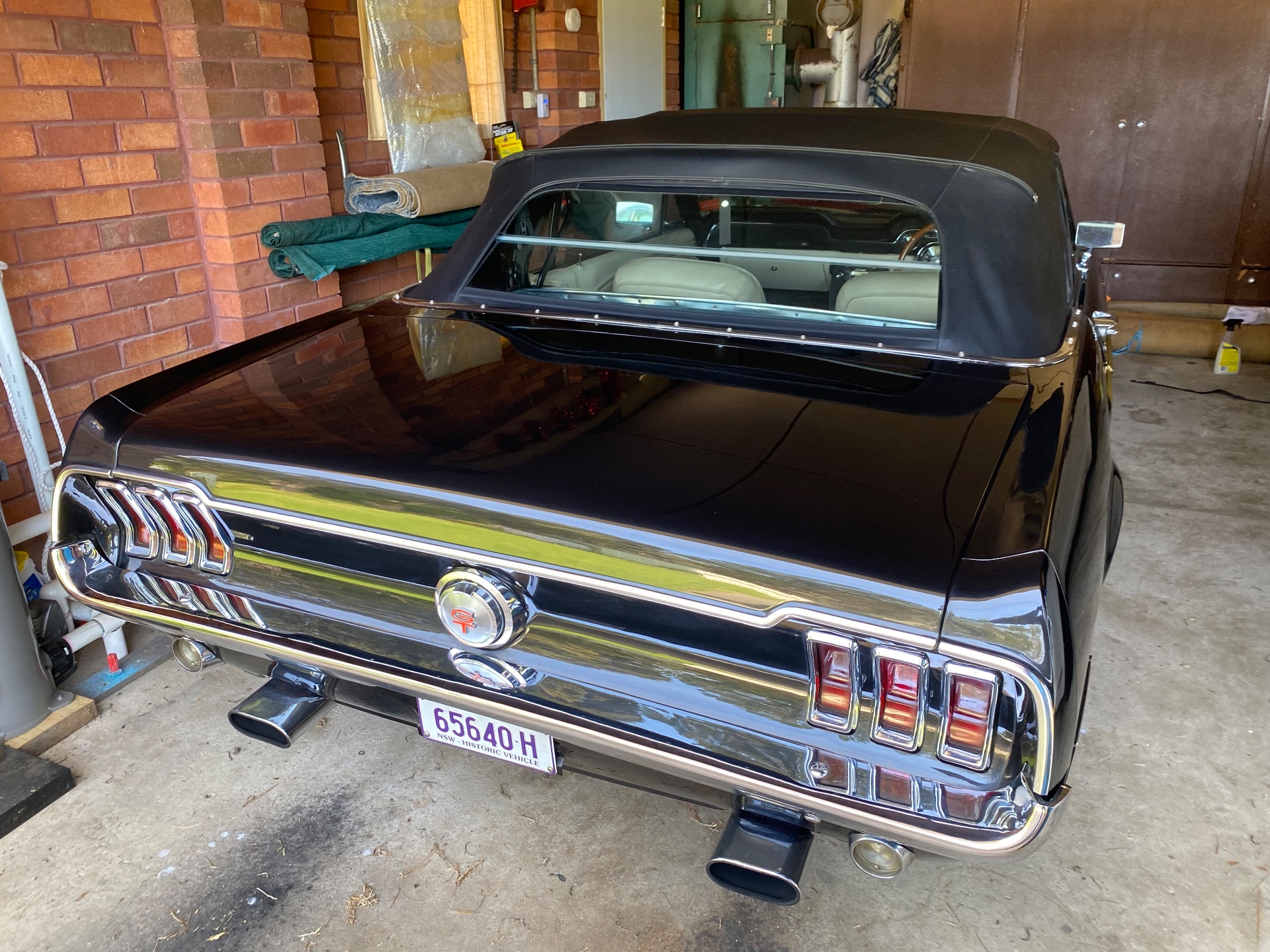 1968 FORD MUSTANG GT S CODE CONVERTIBLE 