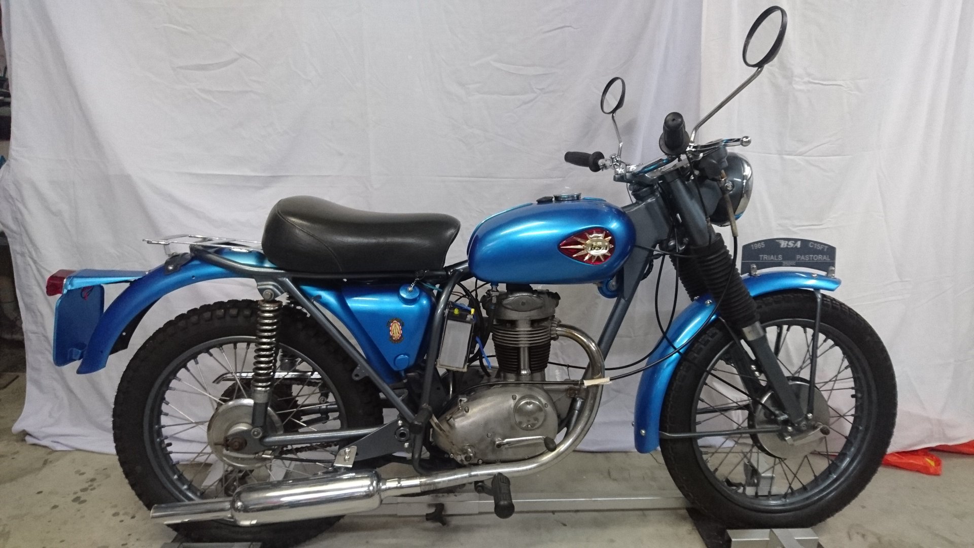 1965 BSA C15 250CC TRIALS