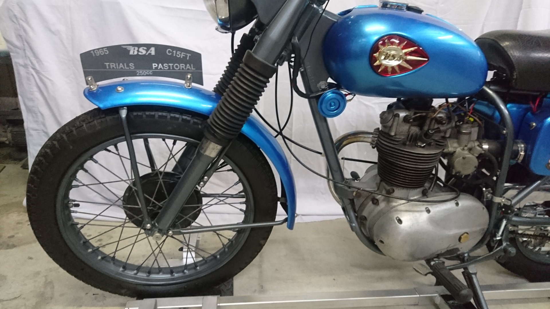 1965 BSA C15 250CC TRIALS