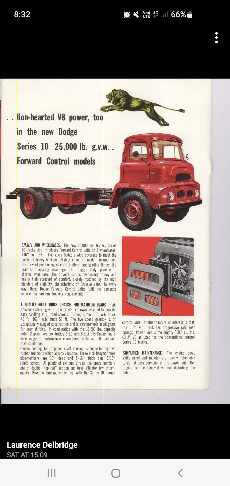 Dodge forward control