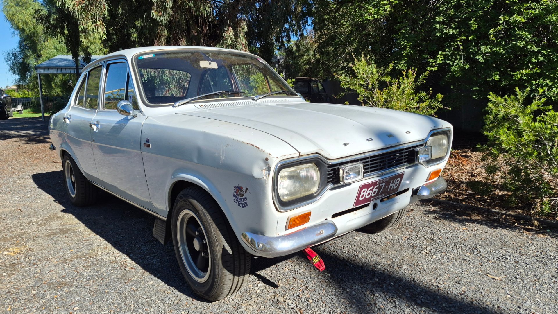 1971 FORD ESCORT XL 4 SP MANUAL 4D SEDAN