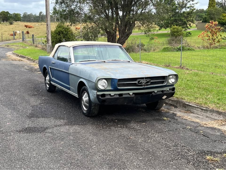 1965 FORD MUSTANG 3 SP AUTOMATIC CONVERTIBLE