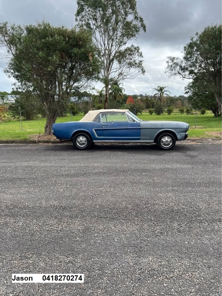 1965 FORD MUSTANG 3 SP AUTOMATIC CONVERTIBLE