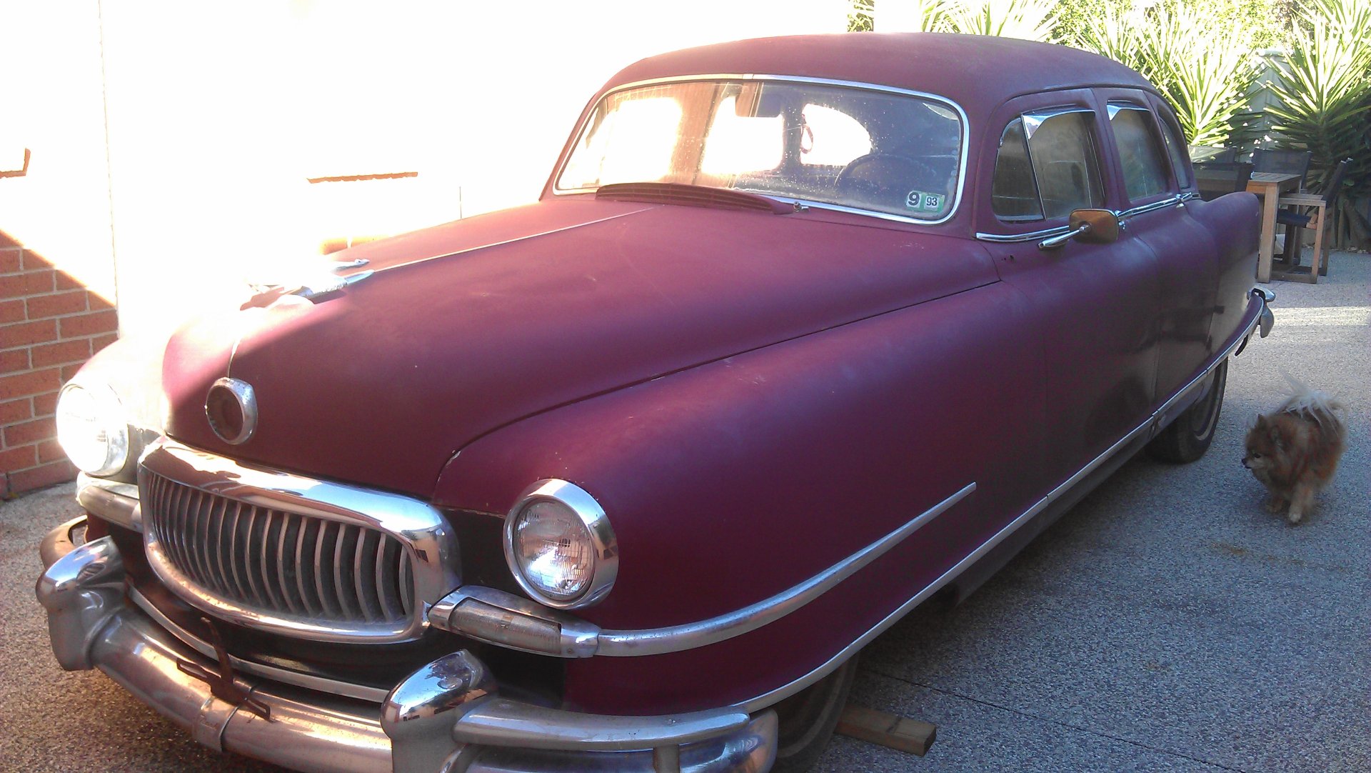 1951 NASH AMBASSADOR MODEL 5178 CUSTOM 4 SP HYDRAMATIC 4D SEDAN