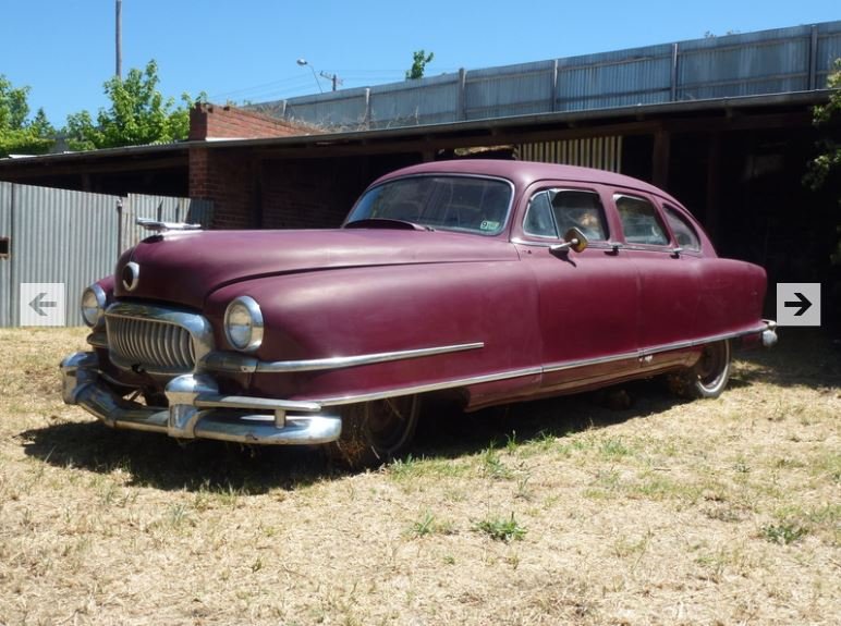 1951 NASH AMBASSADOR MODEL 5178 CUSTOM 4 SP HYDRAMATIC 4D SEDAN