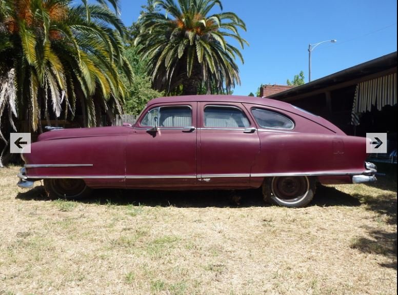 1951 NASH AMBASSADOR MODEL 5178 CUSTOM 4 SP HYDRAMATIC 4D SEDAN