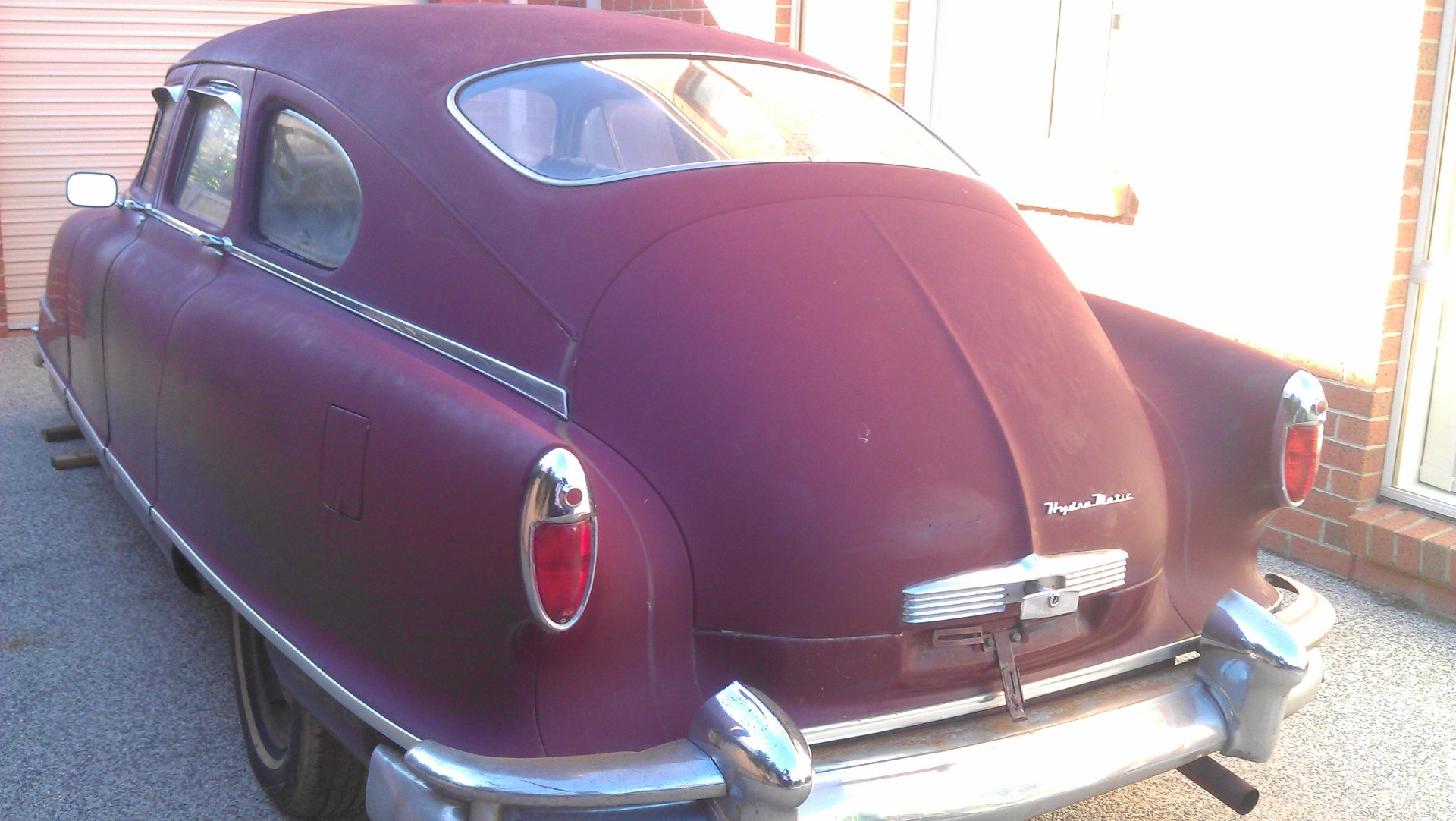 1951 NASH AMBASSADOR MODEL 5178 CUSTOM 4 SP HYDRAMATIC 4D SEDAN