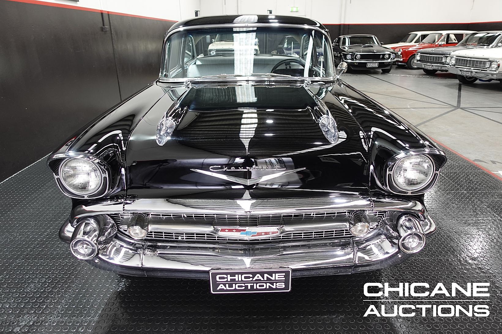 1957 CHEVROLET 150 2 DOOR POST SEDAN