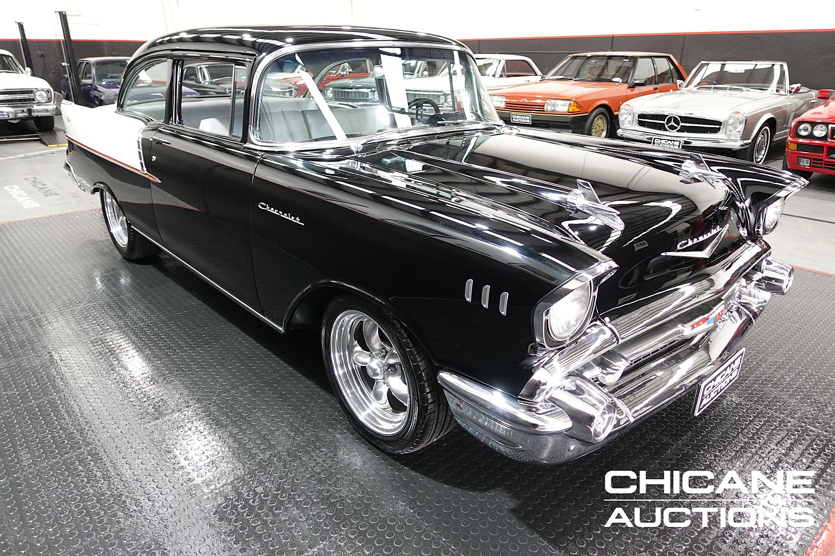 1957 CHEVROLET 150 2 DOOR POST SEDAN