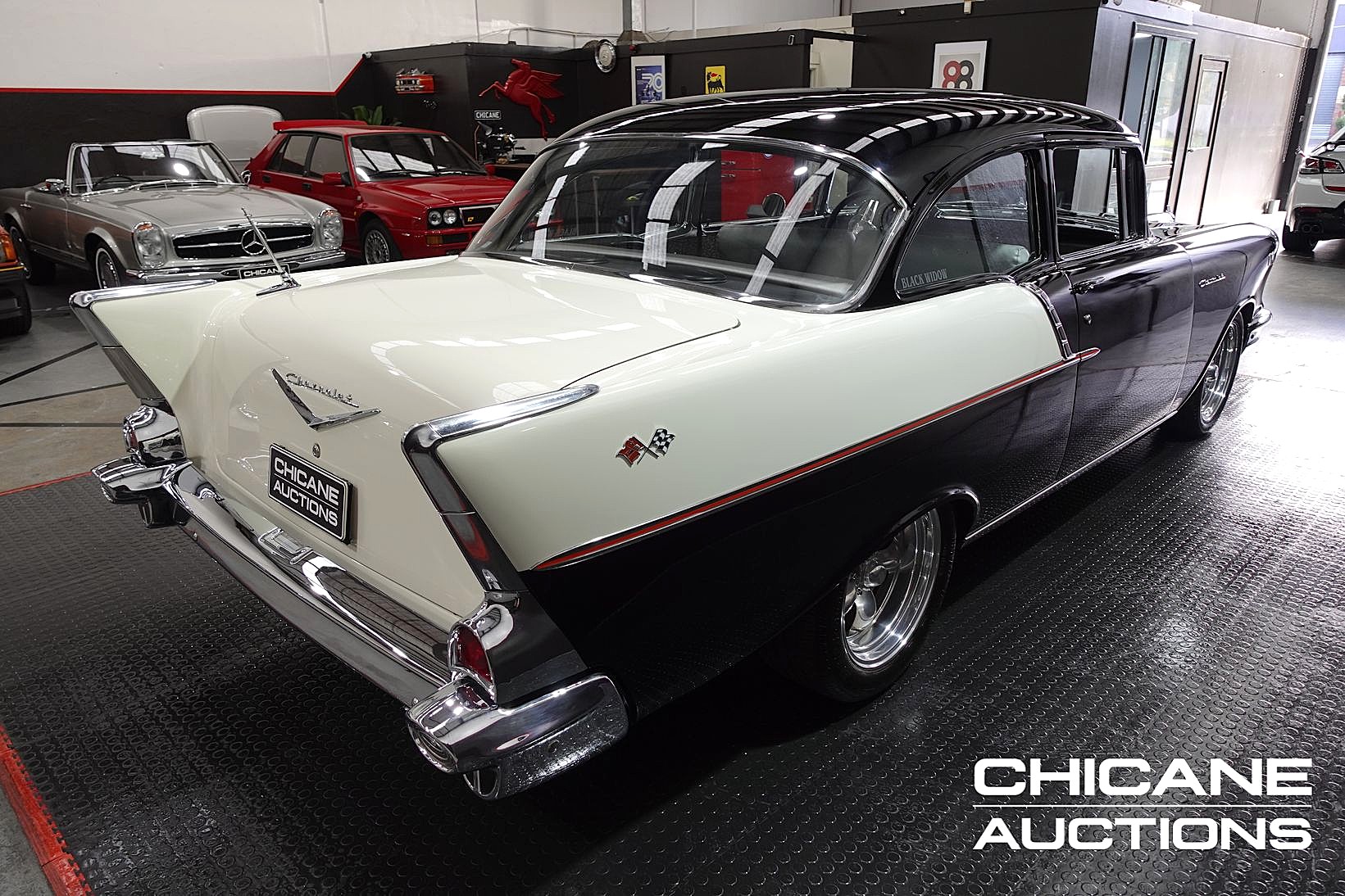 1957 CHEVROLET 150 2 DOOR POST SEDAN