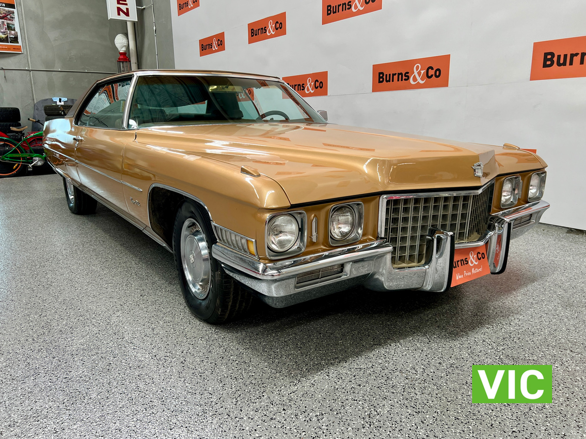 1971 CADILLAC COUPE DE VILLE 7.7 LTE V8 AUTO COUPE