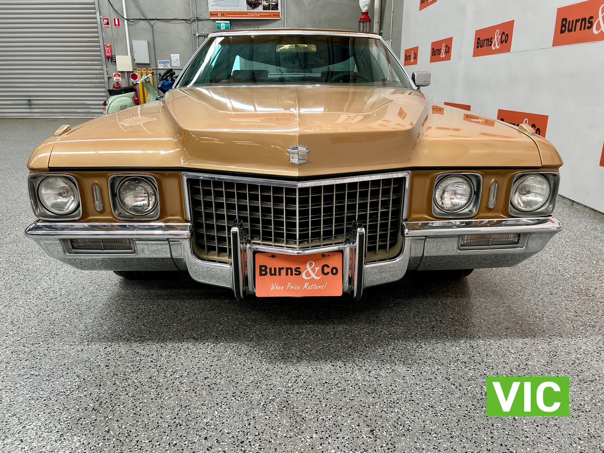 1971 CADILLAC COUPE DE VILLE 7.7 LTE V8 AUTO COUPE