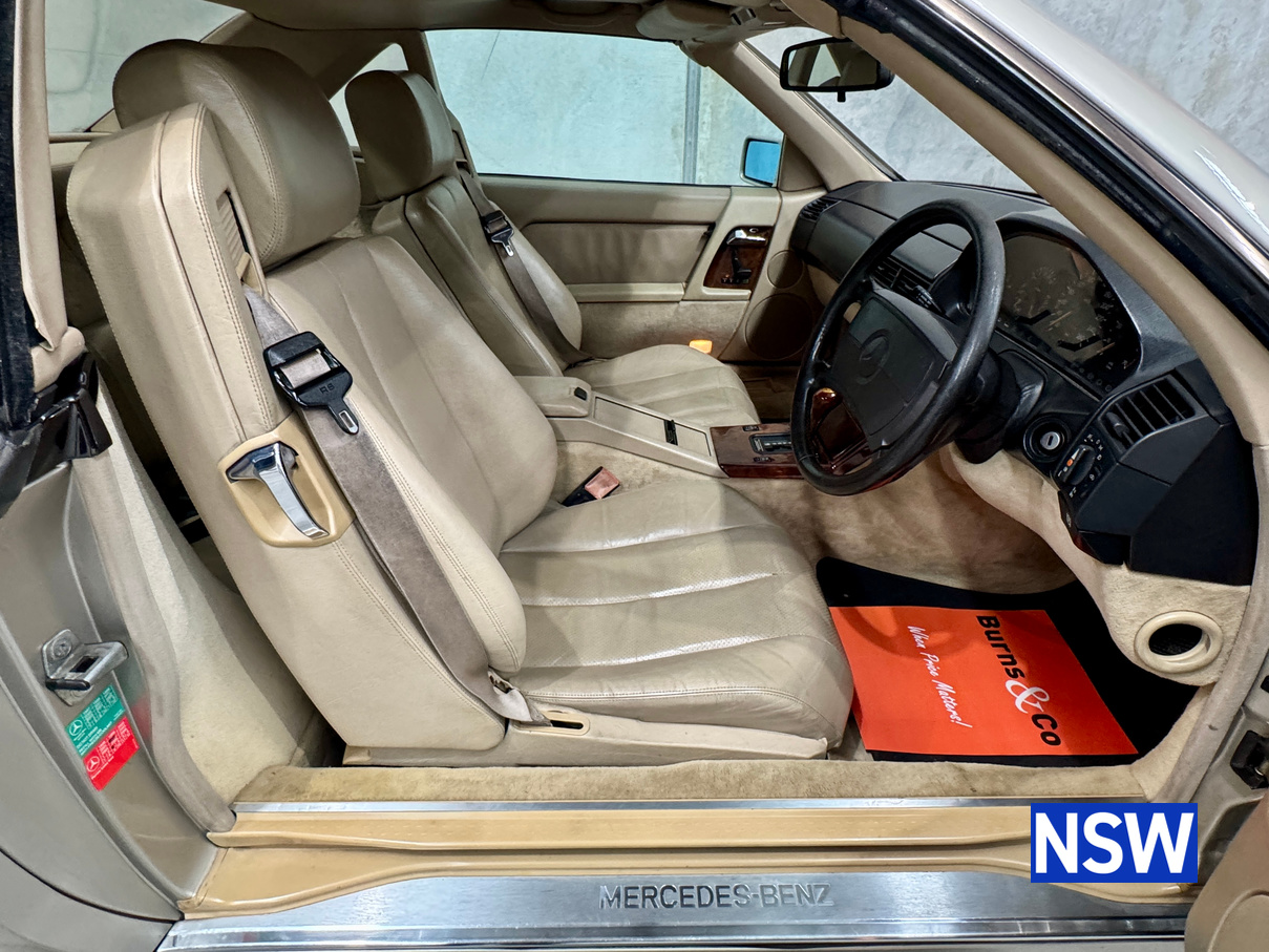 1991 MERCEDES BENZ 500 SL 5.0L V8 AUTO CONVERTIBLE
