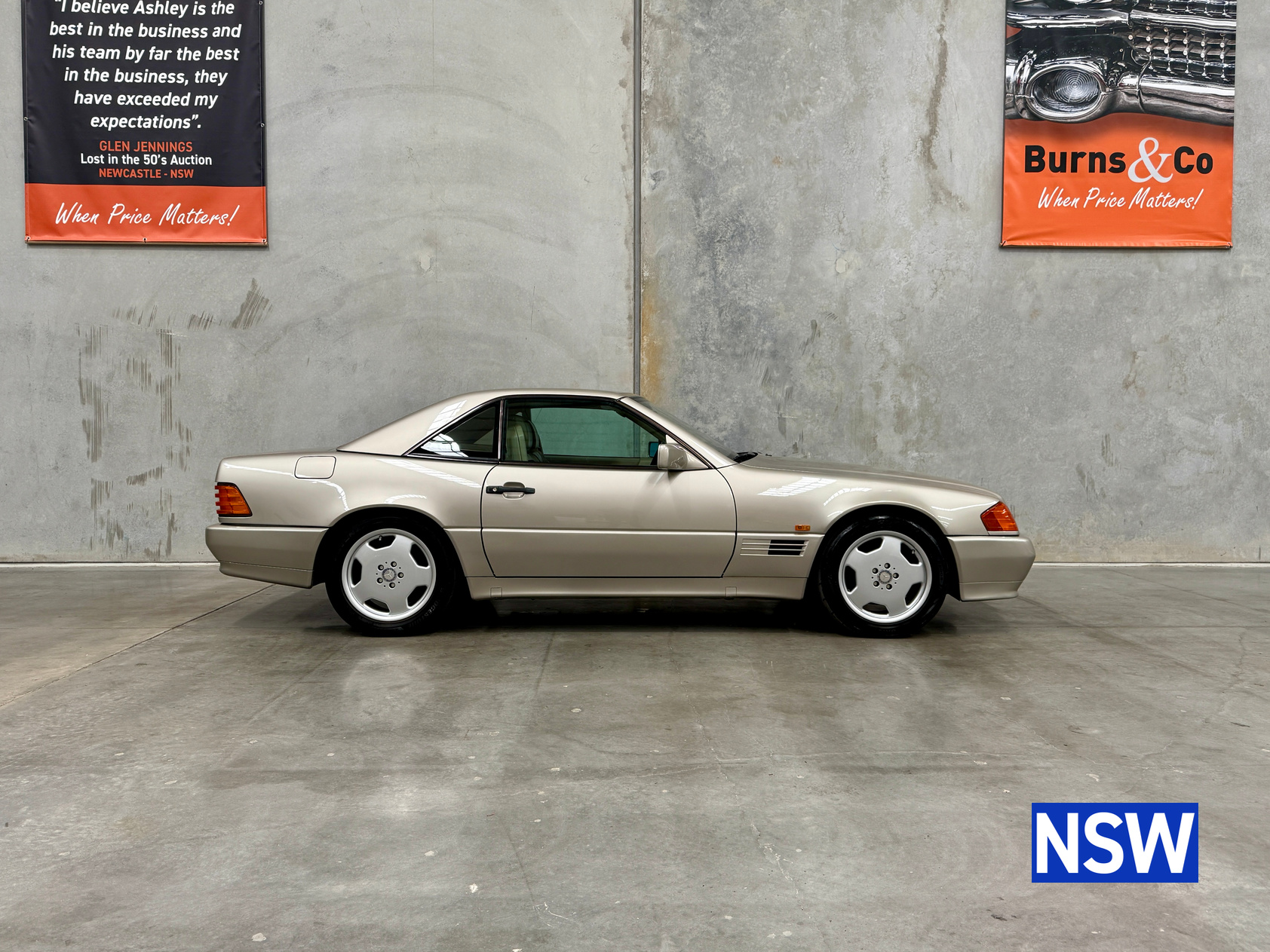 1991 MERCEDES BENZ 500 SL 5.0L V8 AUTO CONVERTIBLE