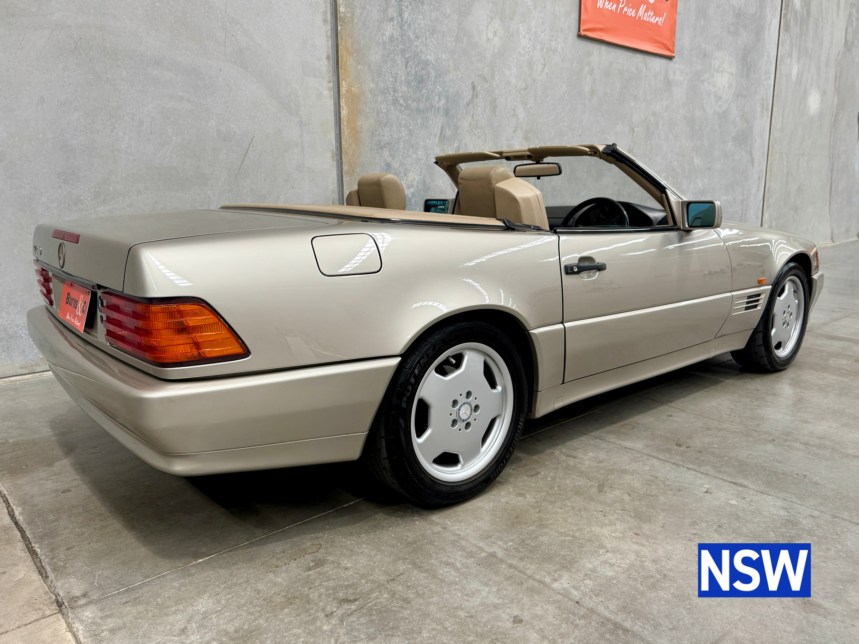 1991 MERCEDES BENZ 500 SL 5.0L V8 AUTO CONVERTIBLE