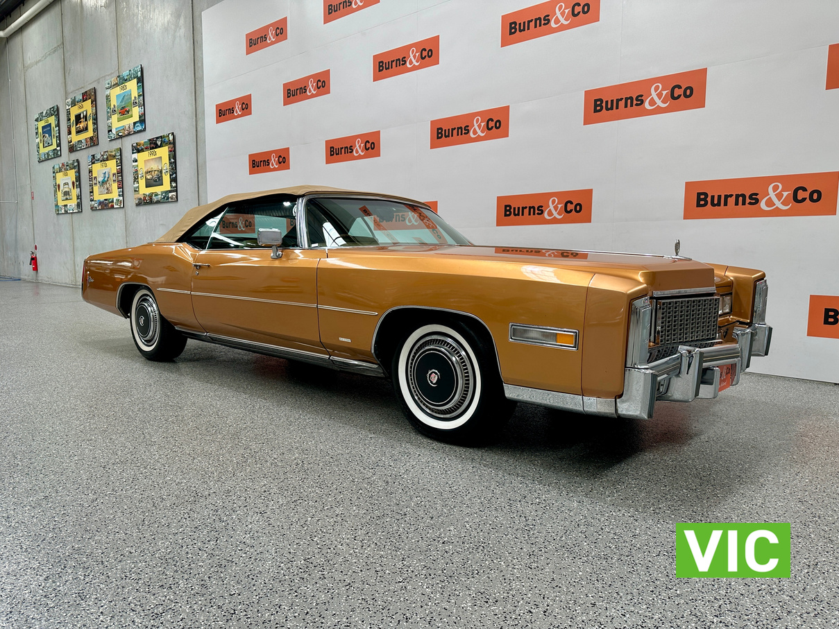 1976 CADILLAC ELDORADO V8 AUTOMATIC CONVERTIBLE